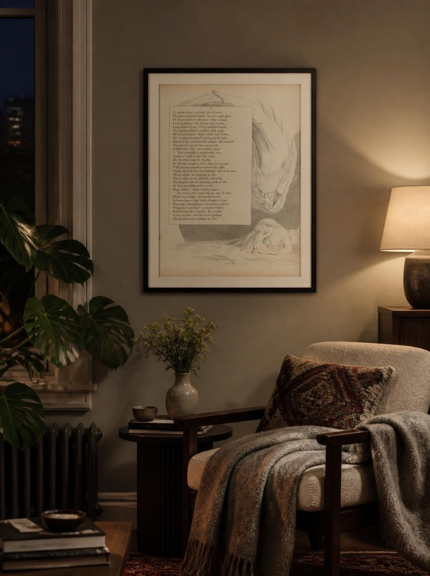 Illustration to Night Thoughts, Page 13 - William Blake - Lifestyle