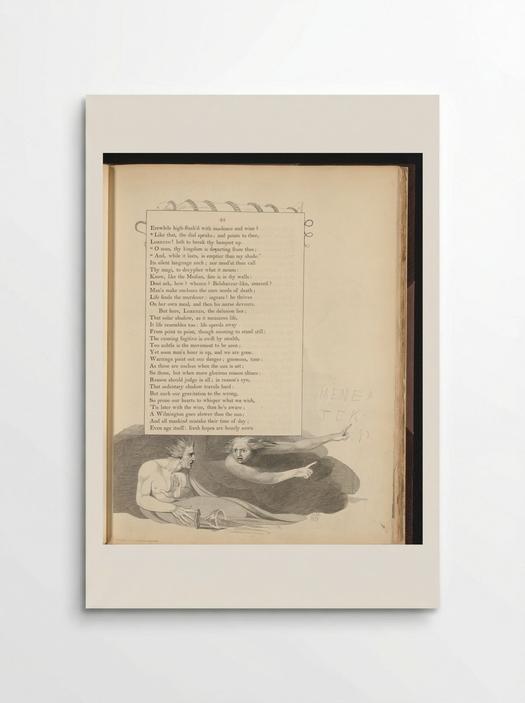 Illustration to Night Thoughts - William Blake - Poster