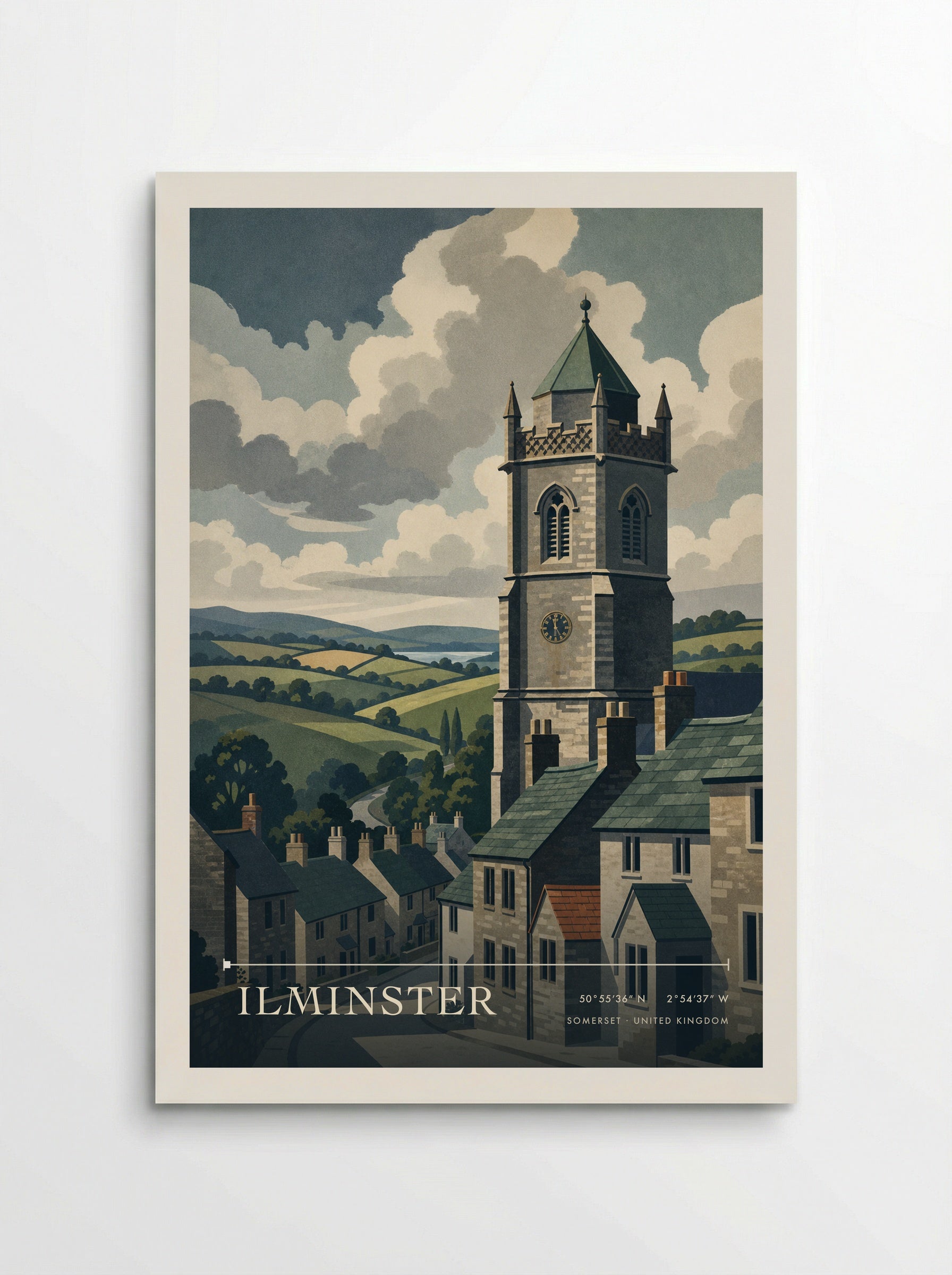 Ilminster Somerset United Kingdom Travel Poster - Poster