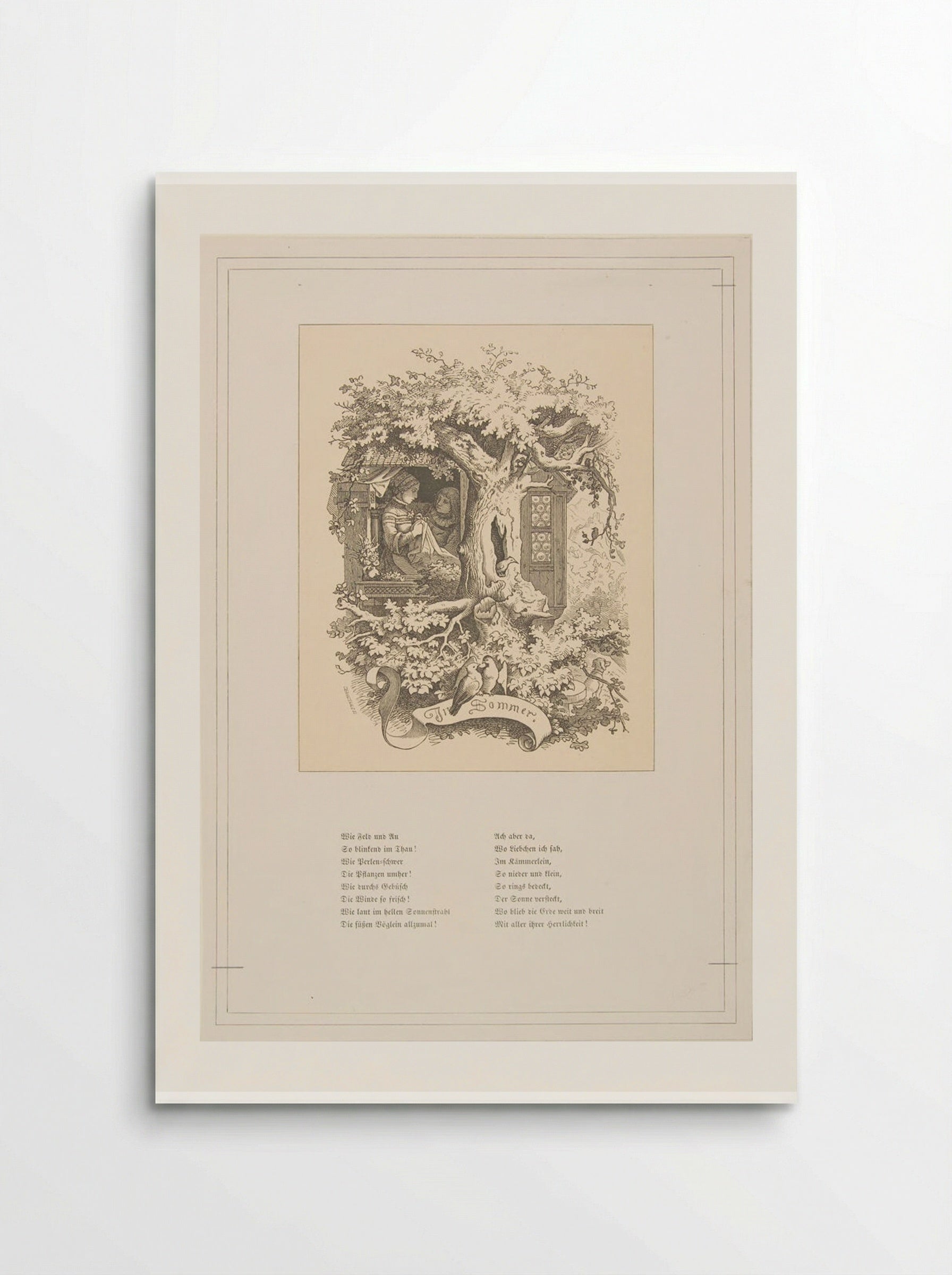 Im Sommer - Adrian Ludwig Richter - Poster