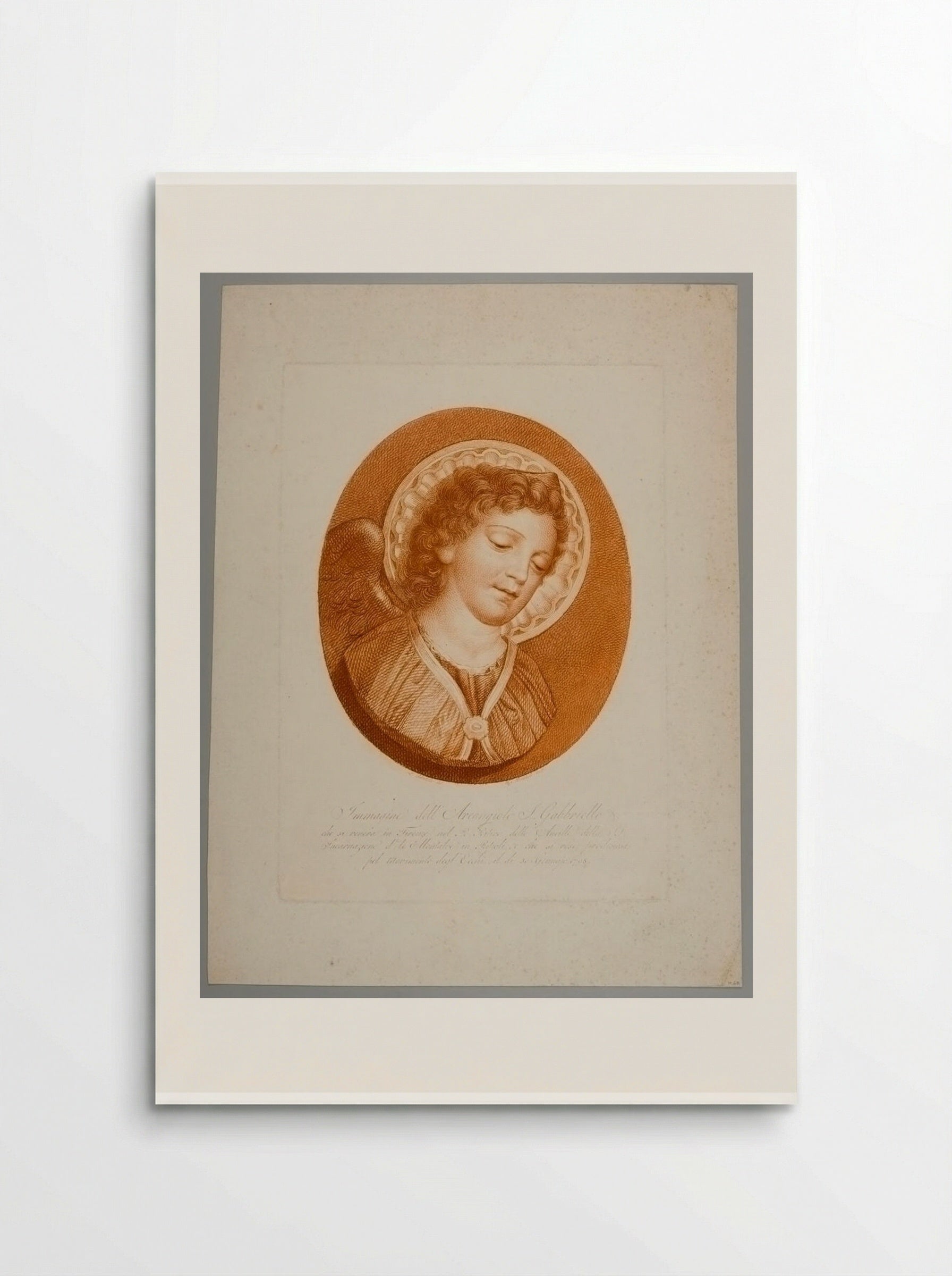 Image of the Archangel Gabriel - Raphael Morghen - Poster