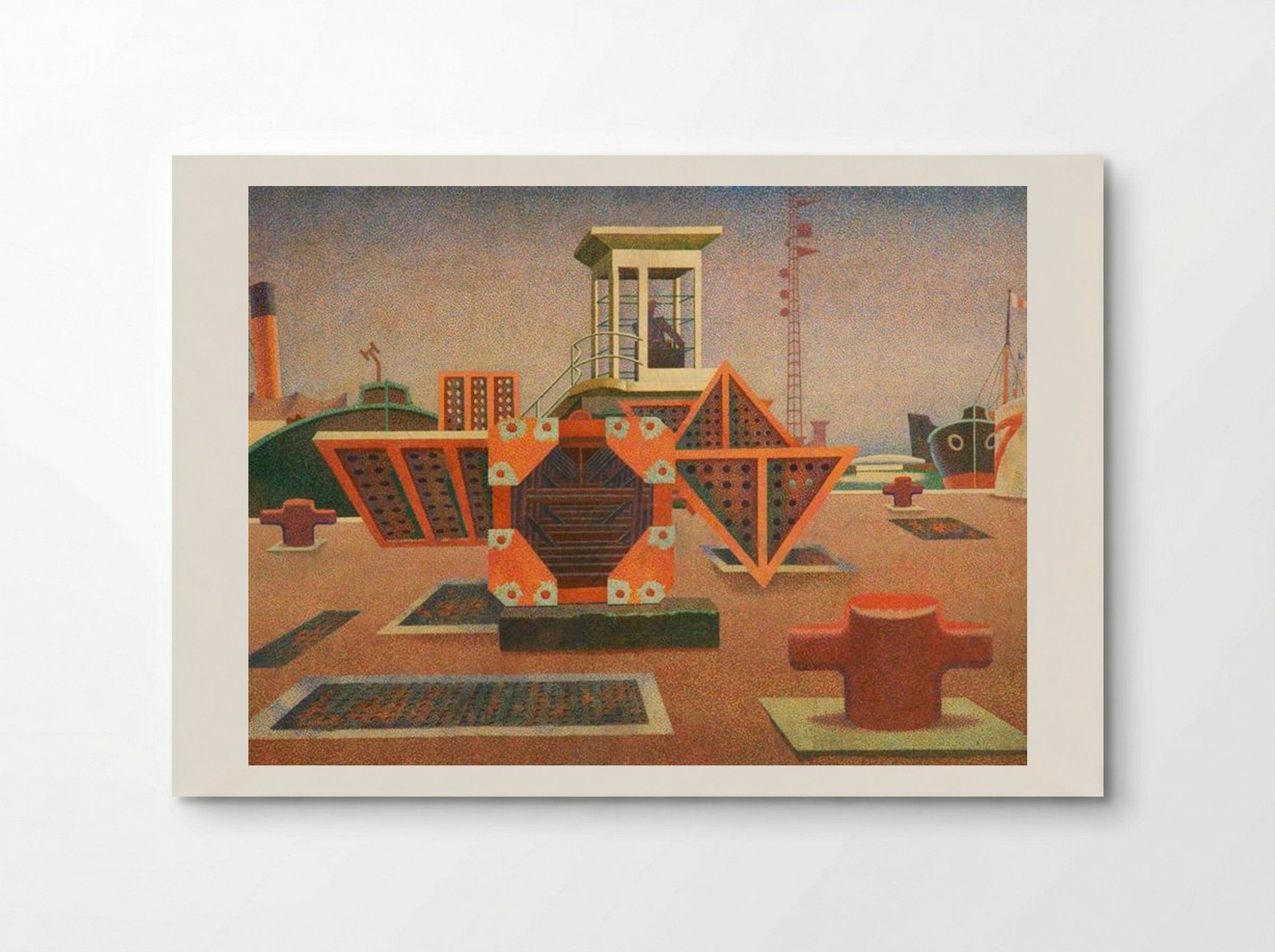 Imaginary Harbour II - Edward Wadsworth - Poster