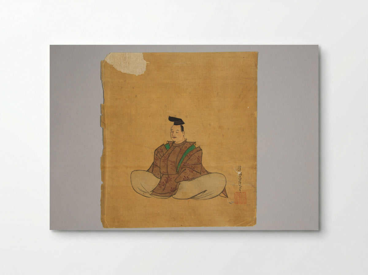 Imaginary Portraits of Famous Poets - Kano Shōun - Poster