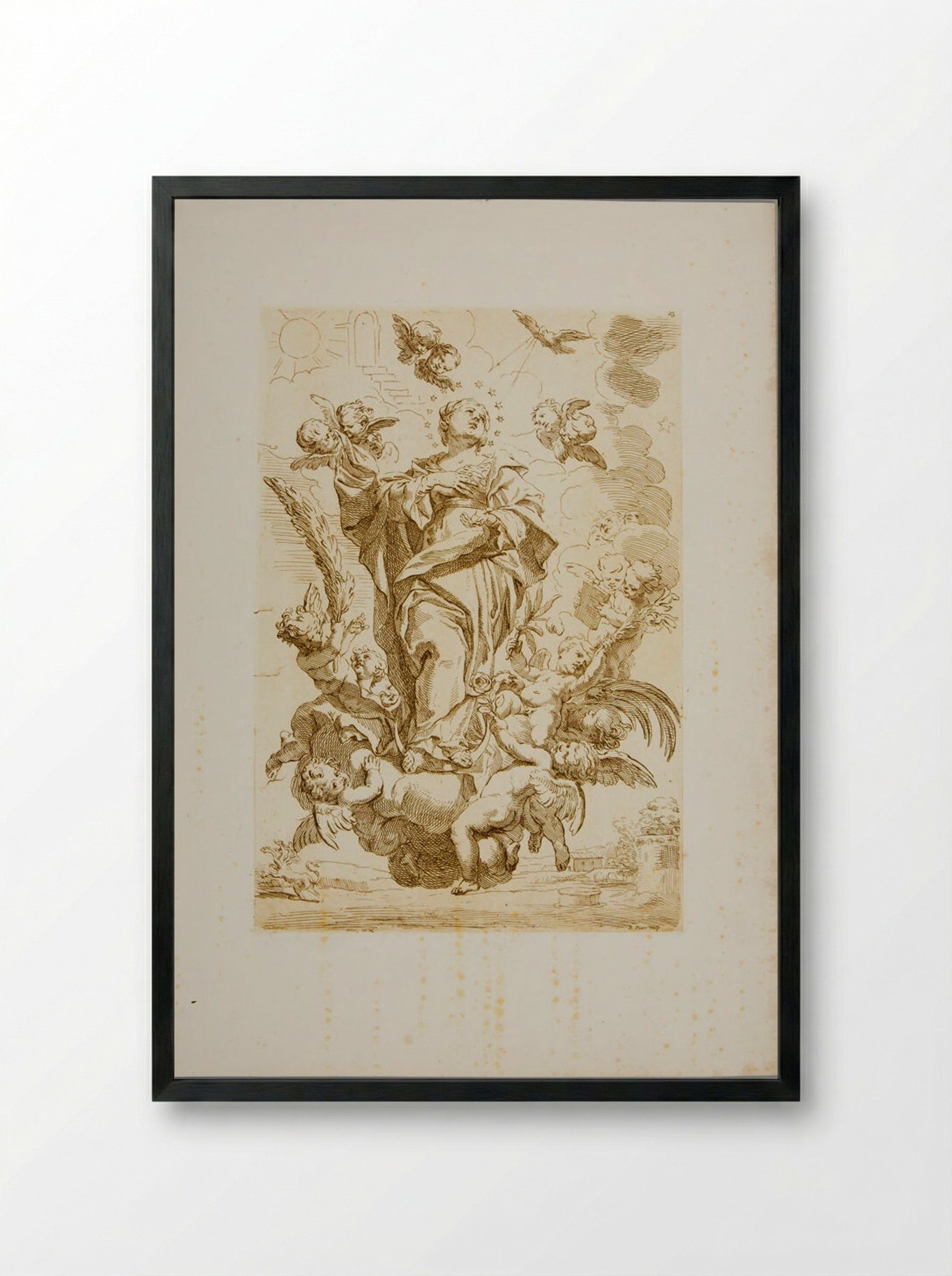 Immaculate Conception - Bernard Picart - Framed Print Black