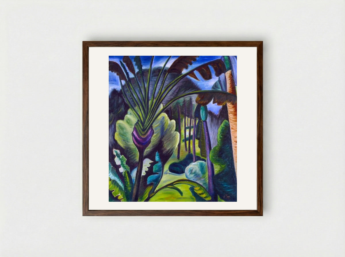 In Bermuda - Prudence Heward - Framed Print Dark Wood