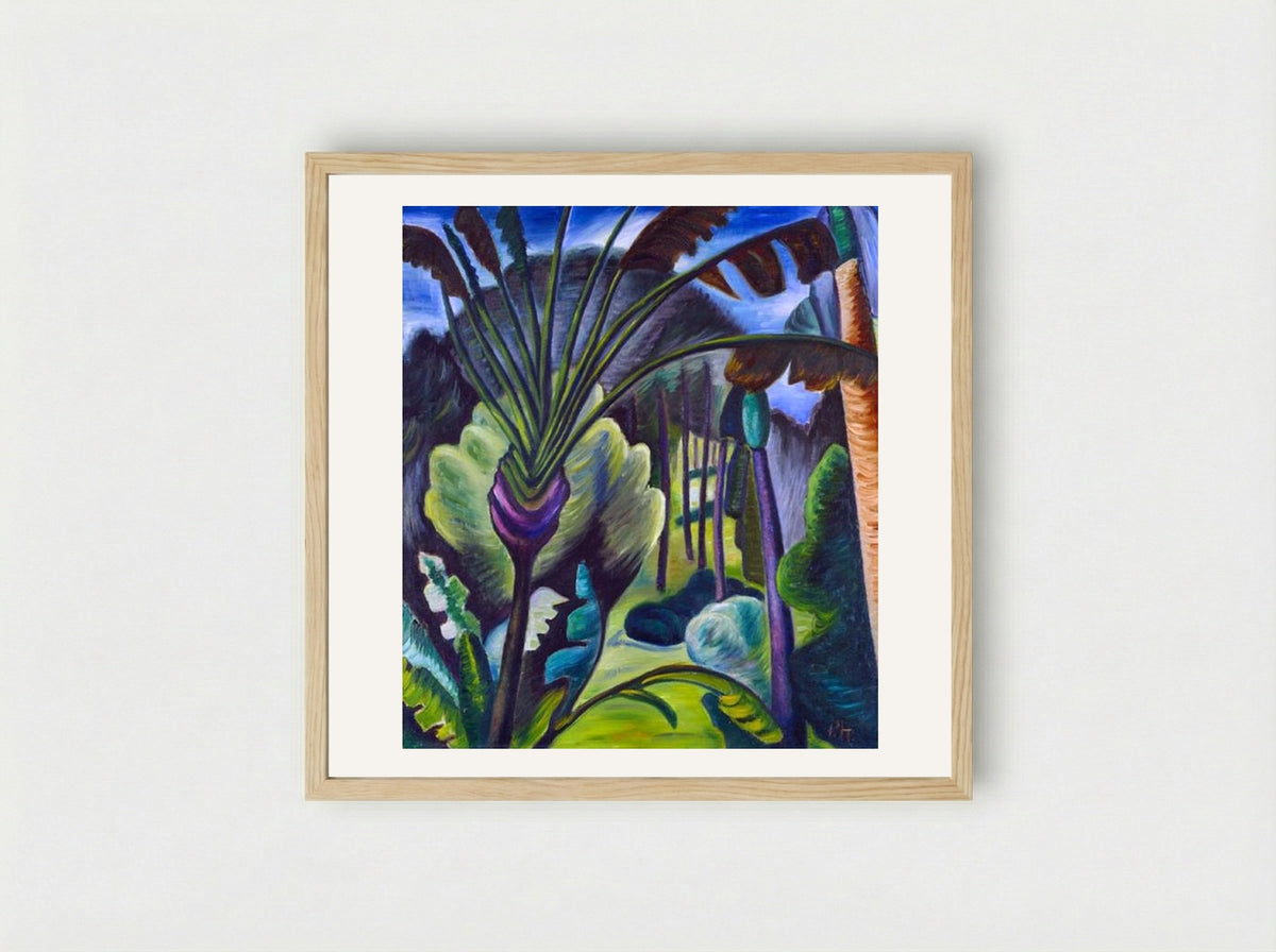 In Bermuda - Prudence Heward - Framed Print Wood