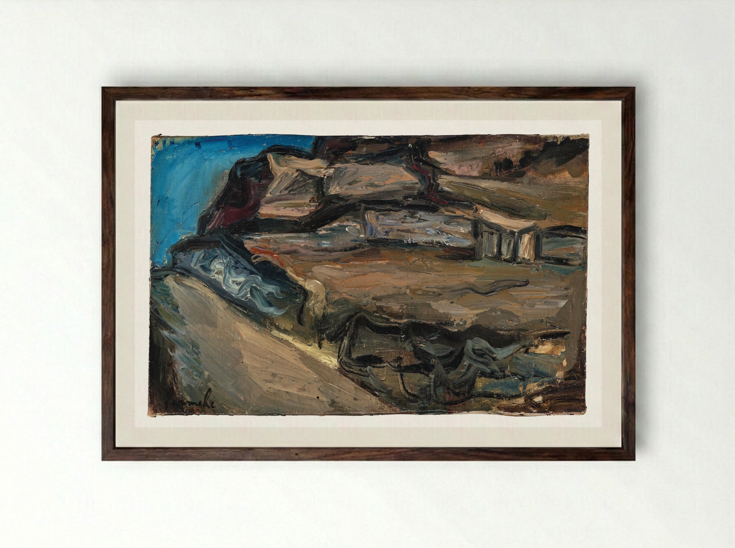 In Bretagne - Constant Permeke - Framed Print Dark Wood