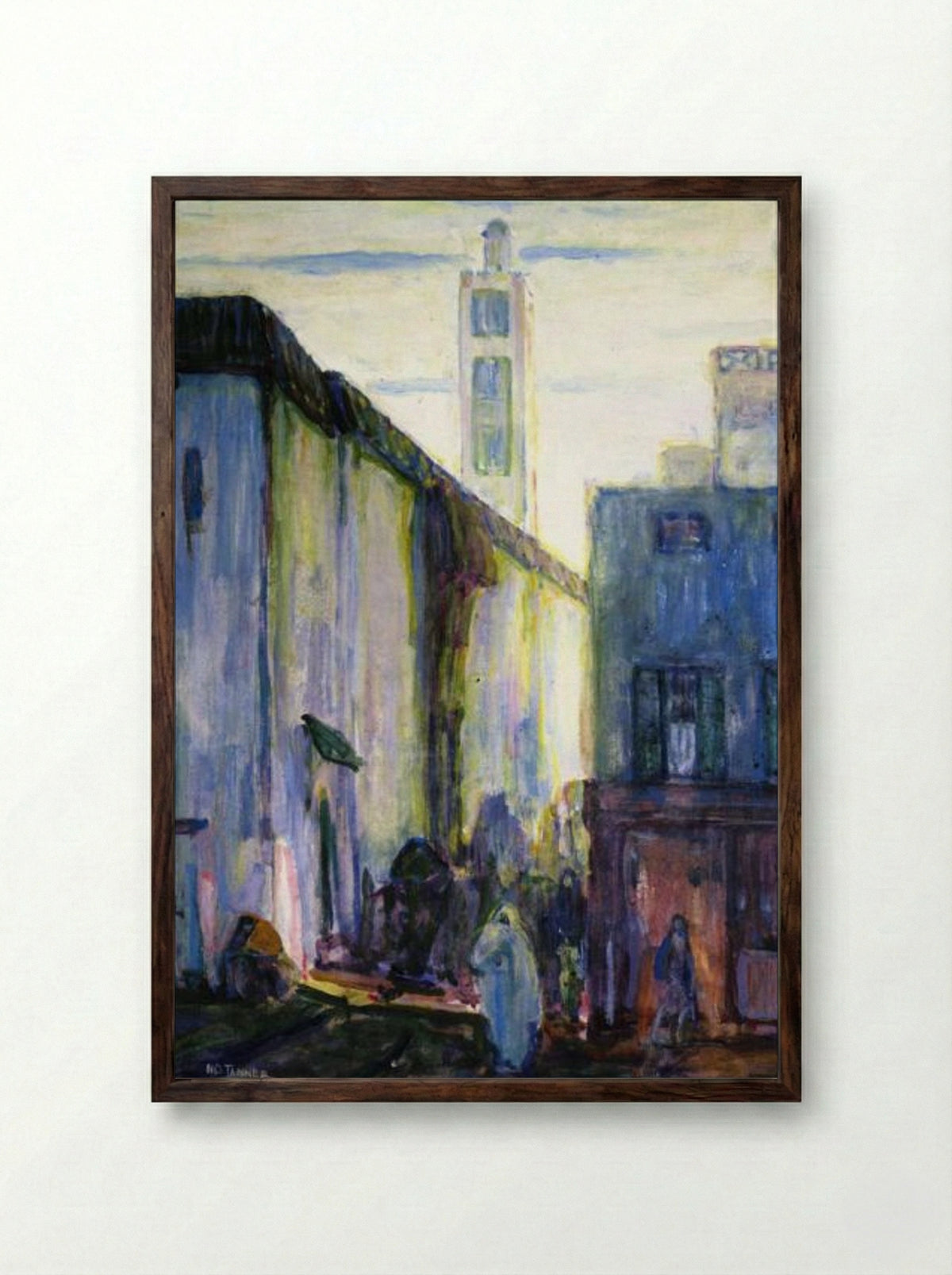 In Constantine - Henry Ossawa Tanner - Framed Print Dark Wood