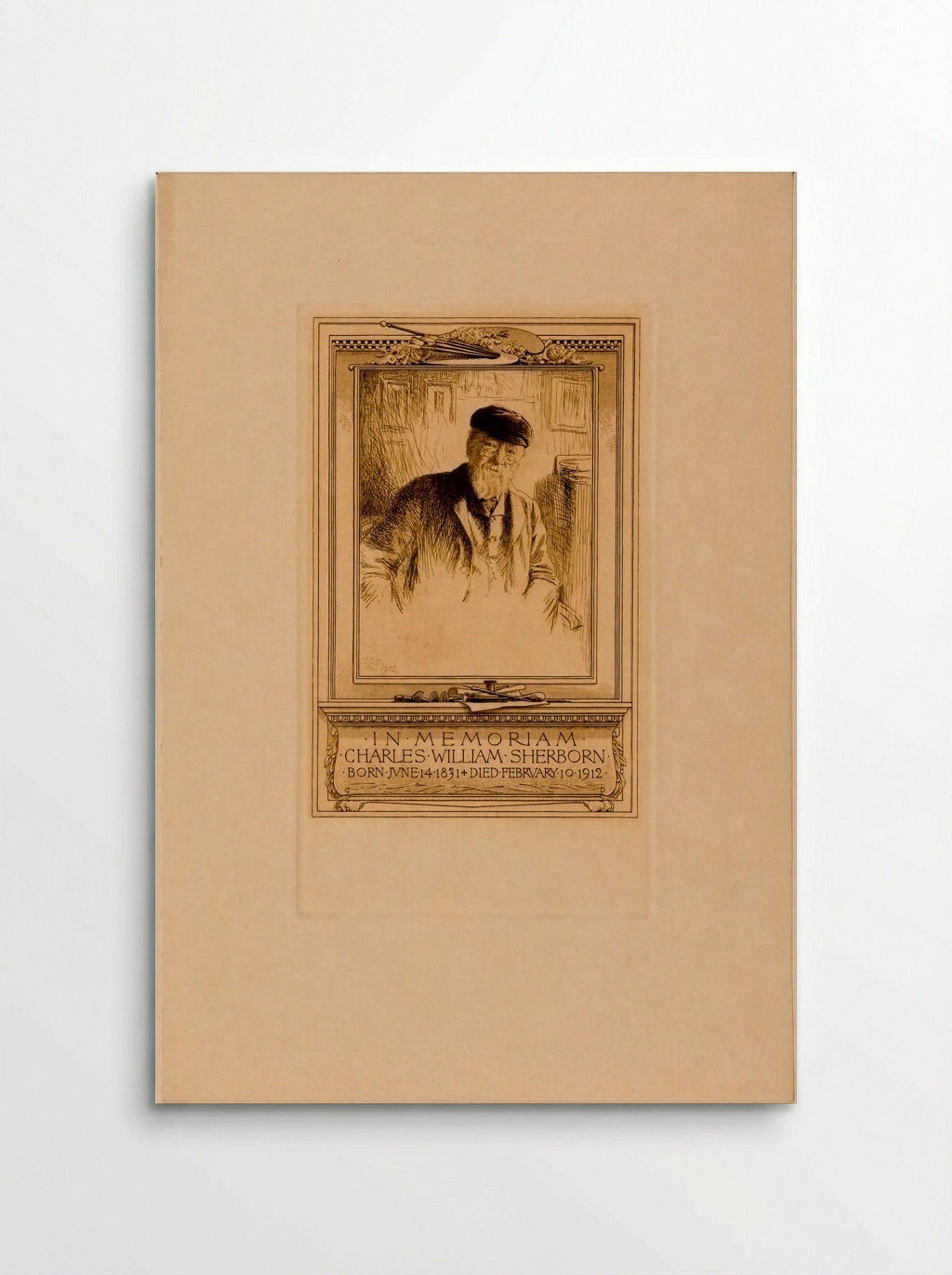 In Memoriam Charles William Sherborn - Sidney L. Smith - Poster