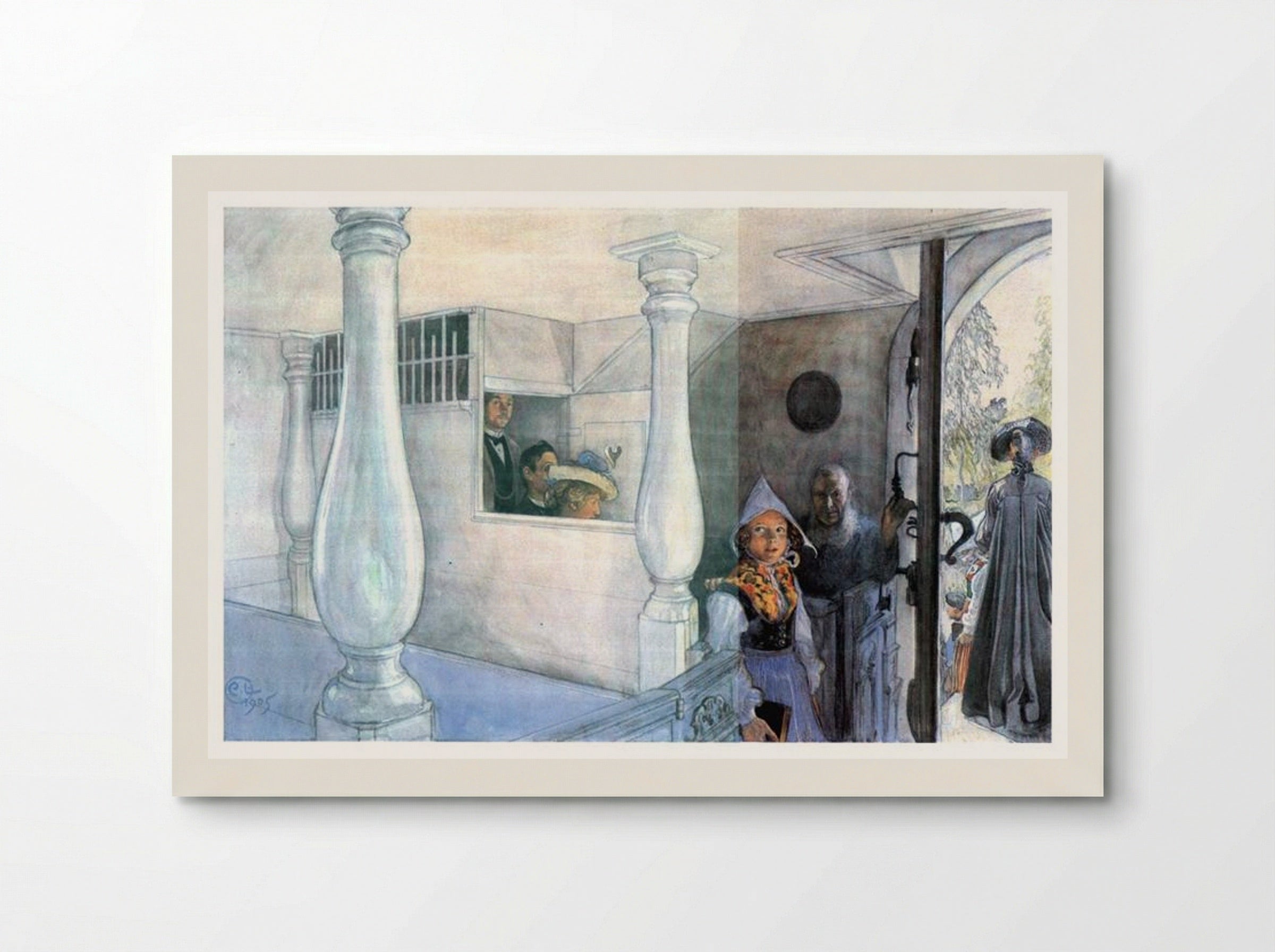 In Sundborn Church - Carl Larsson - Poster