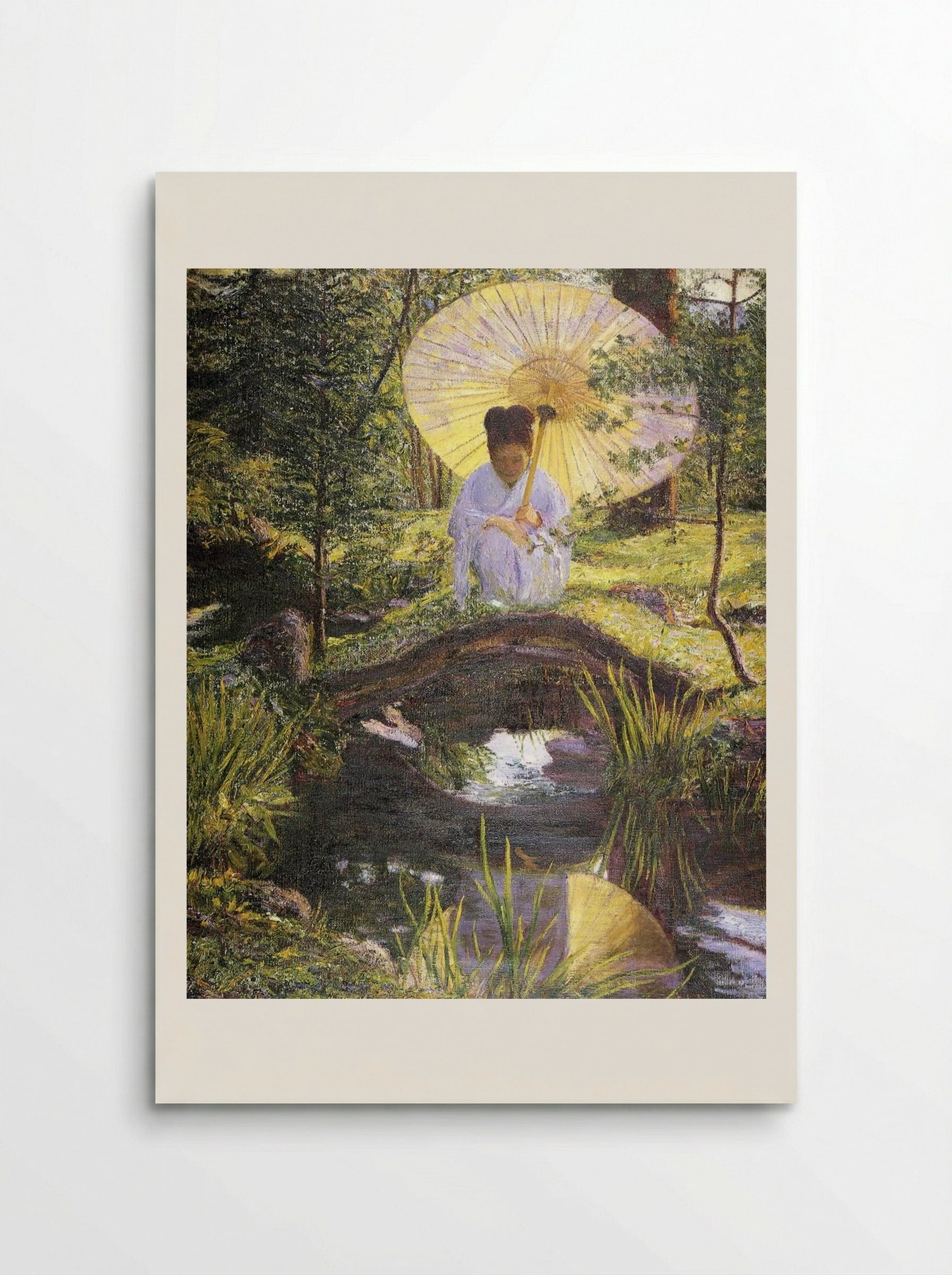 In a Japanese Garden - Lilla Cabot Perry - Poster