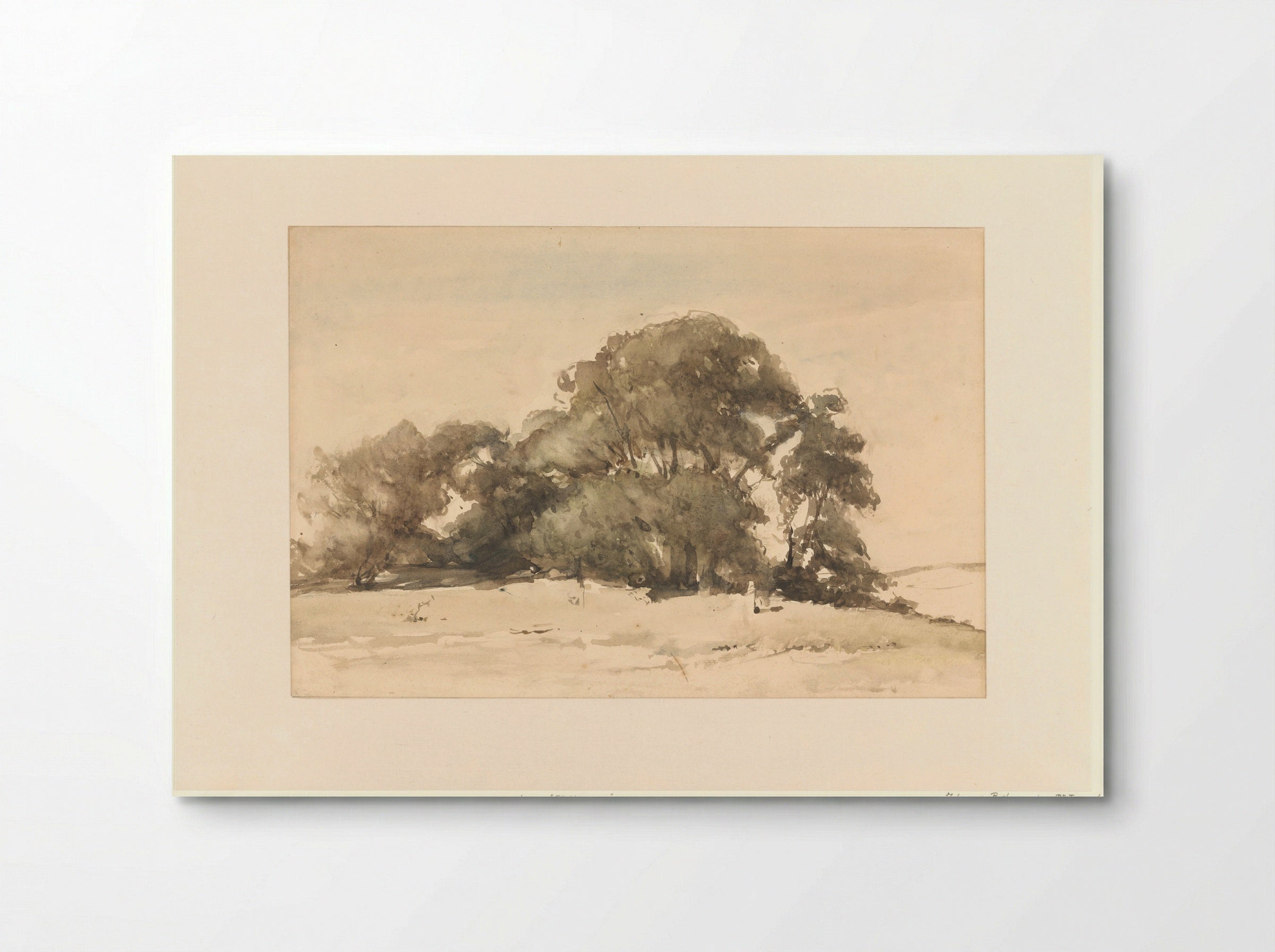 In de duinen bij Wassenaar - Johannes Bosboom - Poster