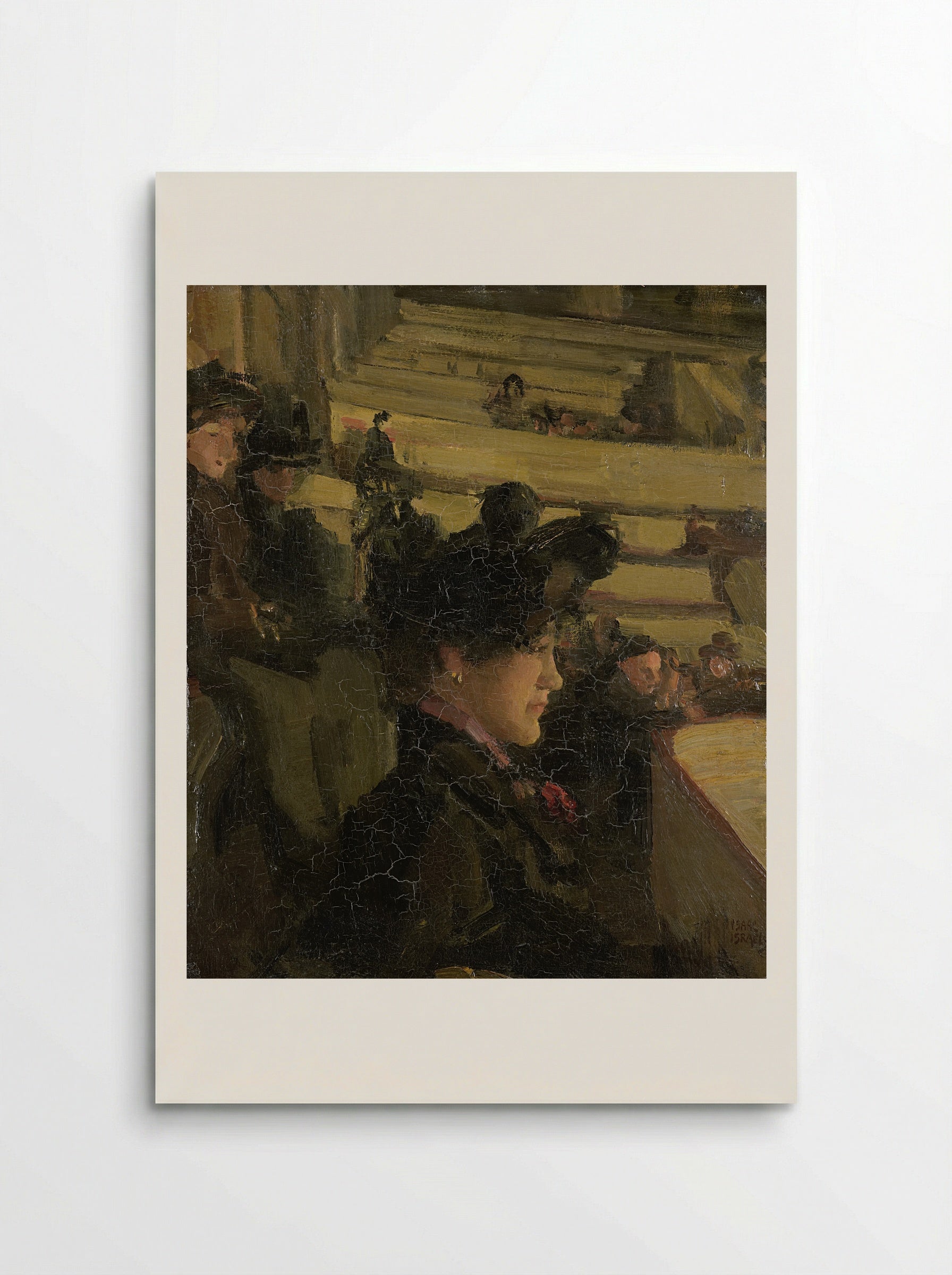 In het theater - Isaac Israels - Poster