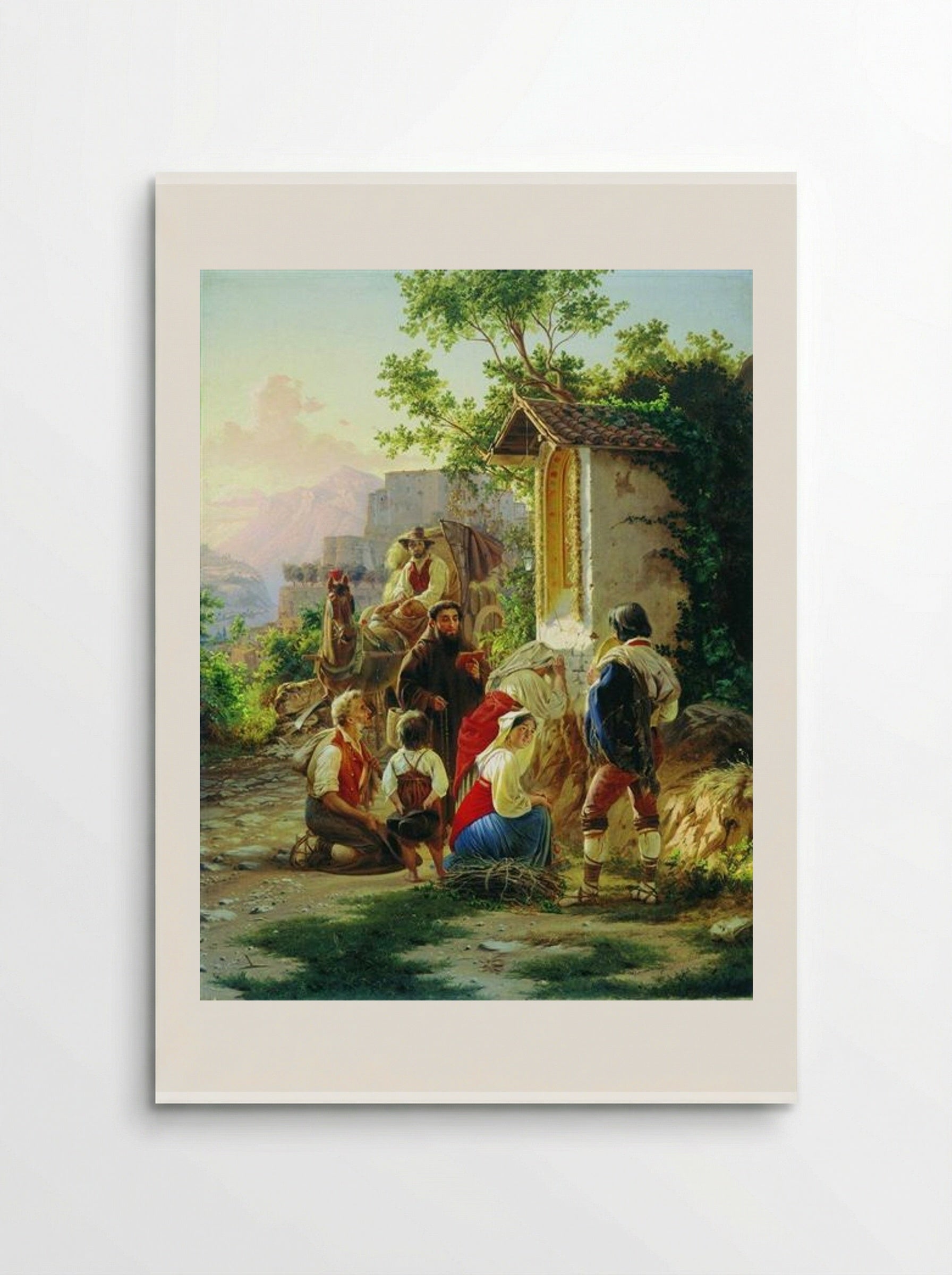 In the Chapel - Fyodor Bronnikov - Poster