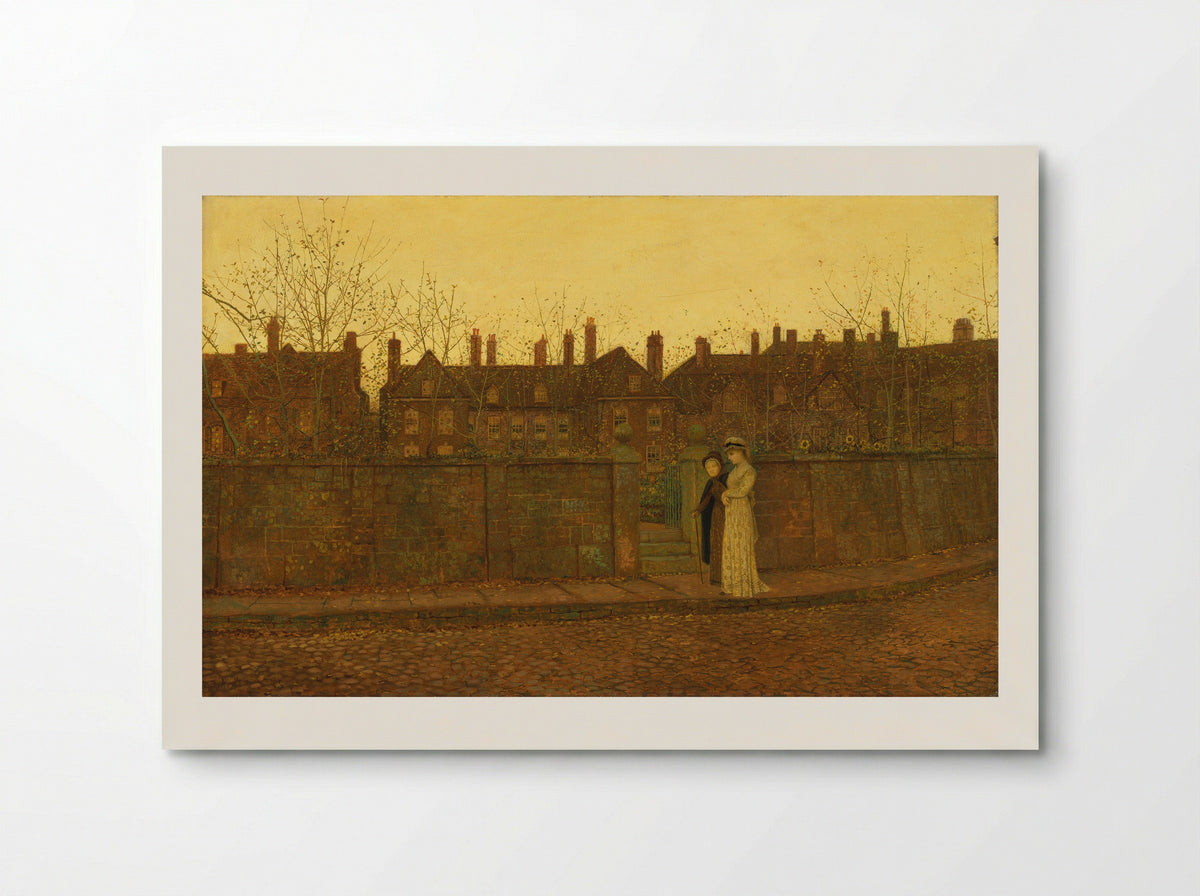 In the Golden Gloaming - John Atkinson Grimshaw - Poster