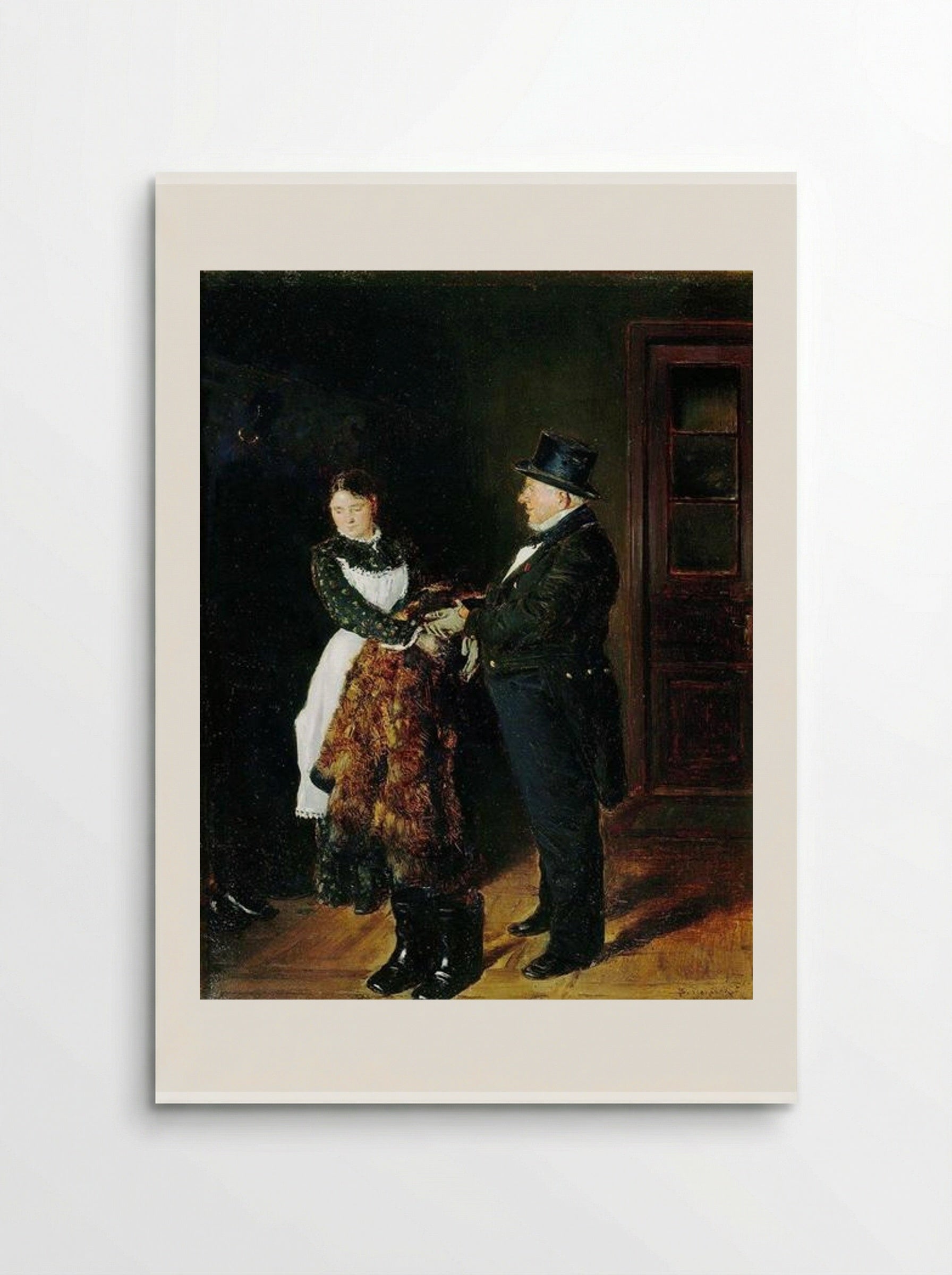 In the Hall - Vladimir Makovsky - Poster