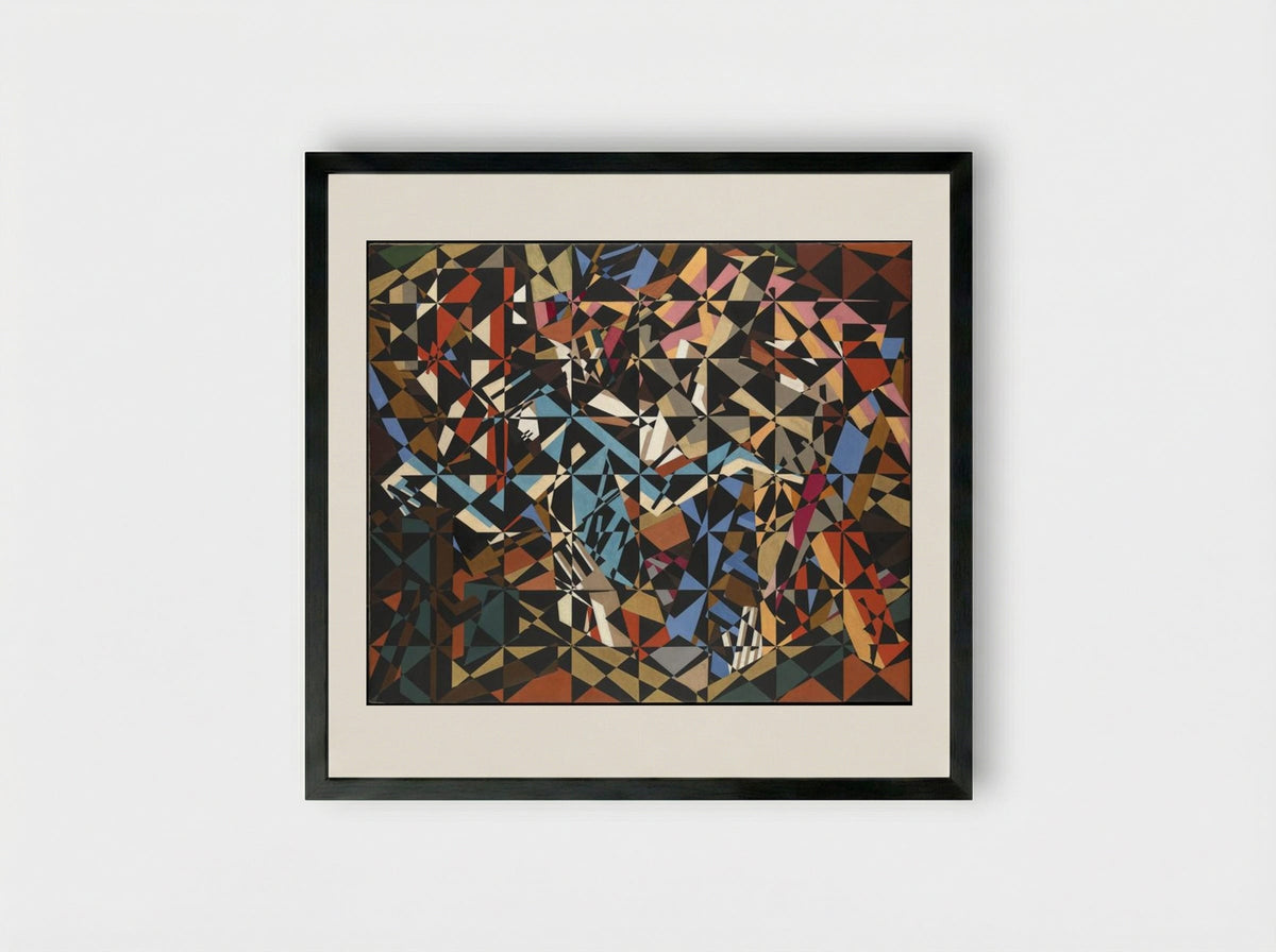 In the Hold - David Bomberg - Framed Print Black