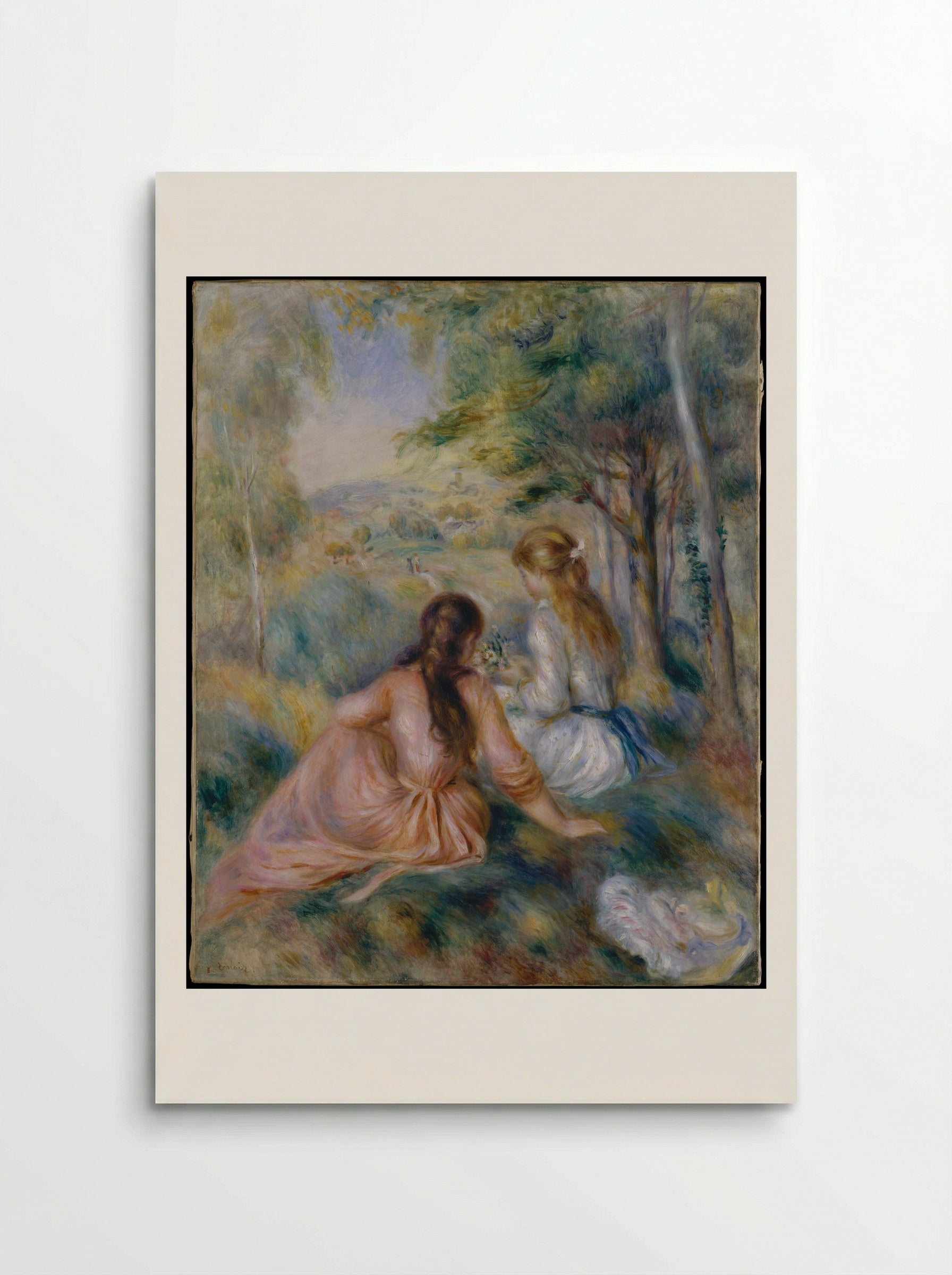 In the Meadow - Auguste Renoir - Poster