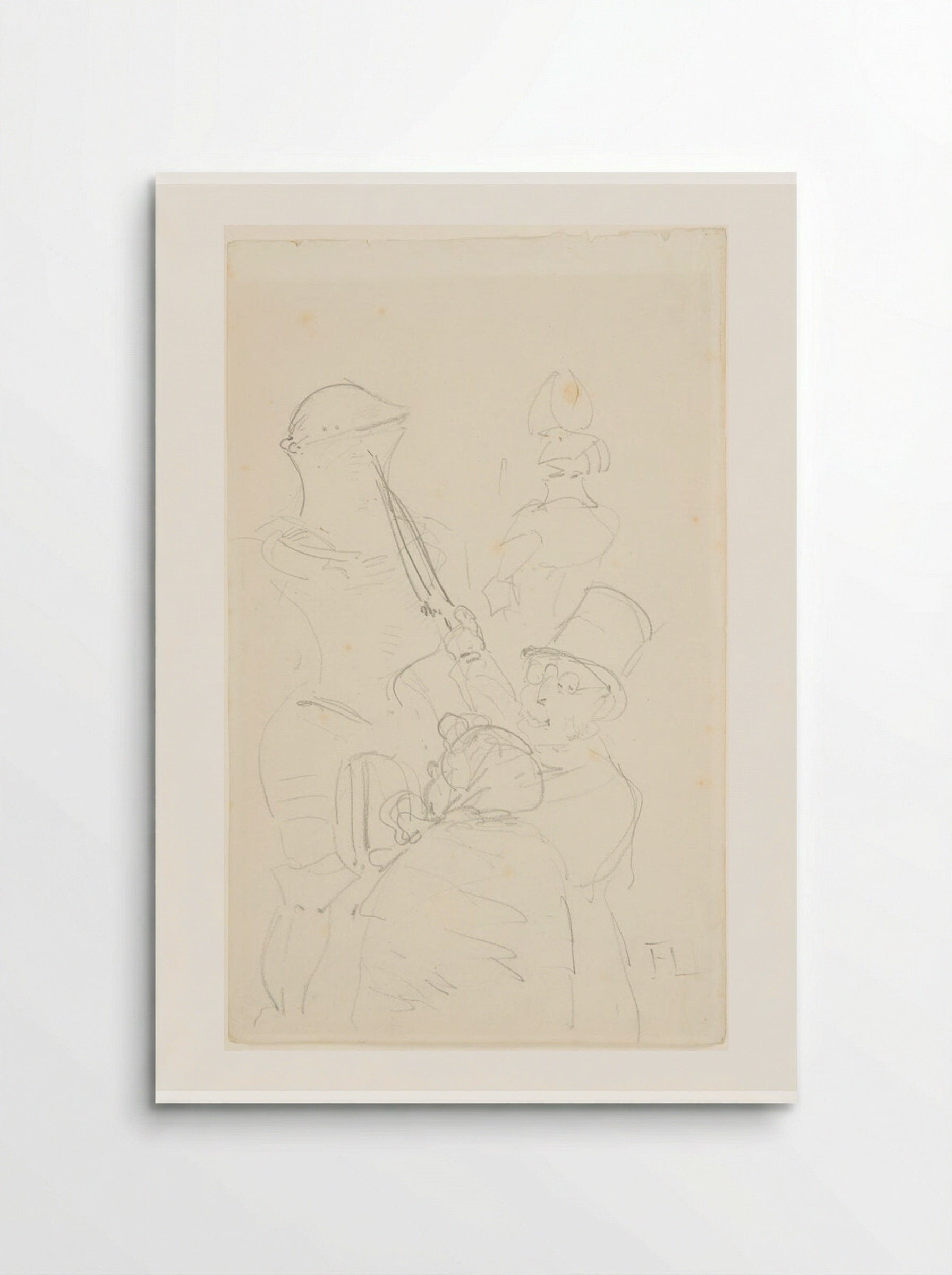 In the Museum - Henri de Toulouse-Lautrec - Poster