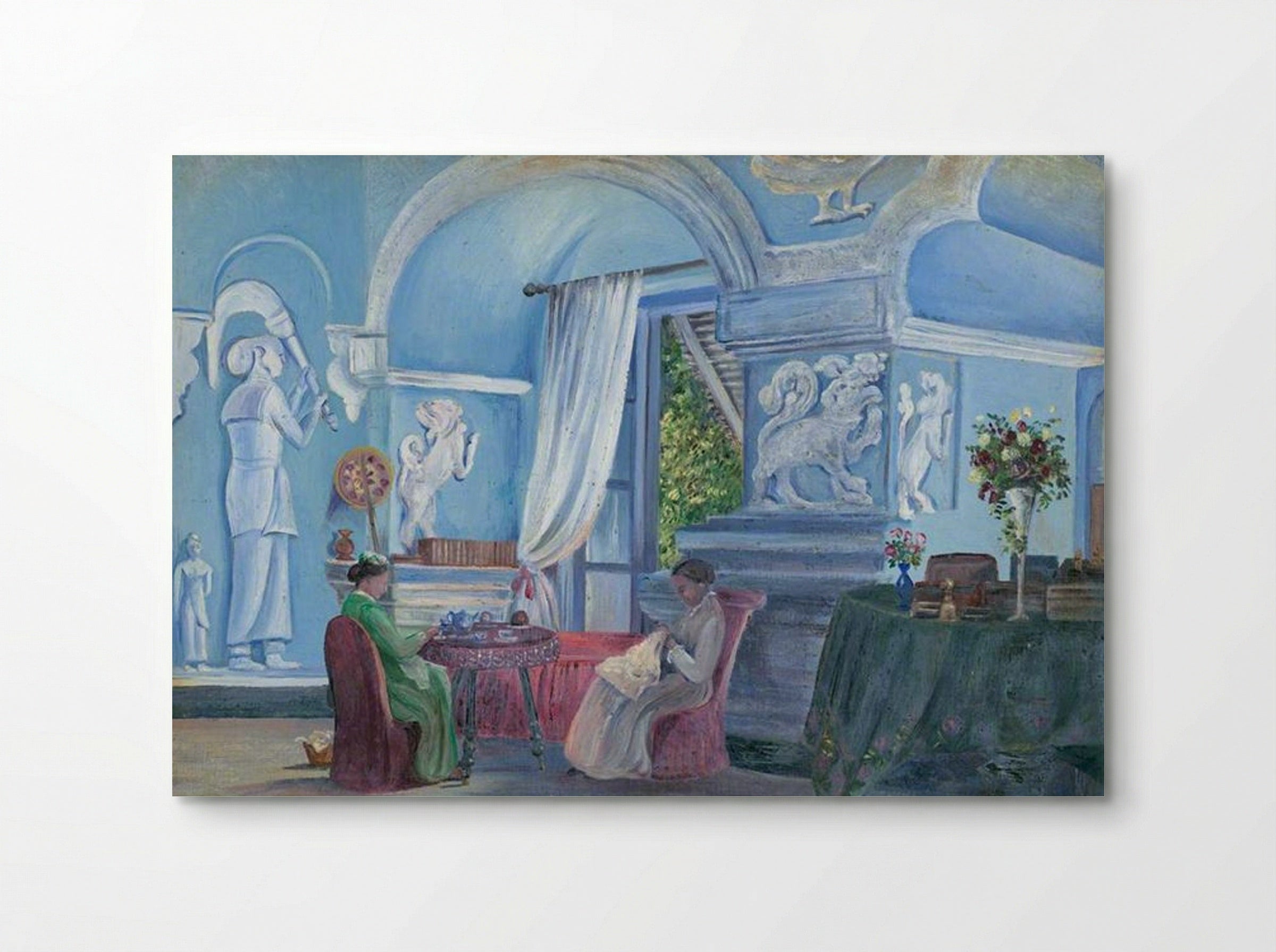 In the Old Palace, Kandy, Ceylon - Marianne North - Poster