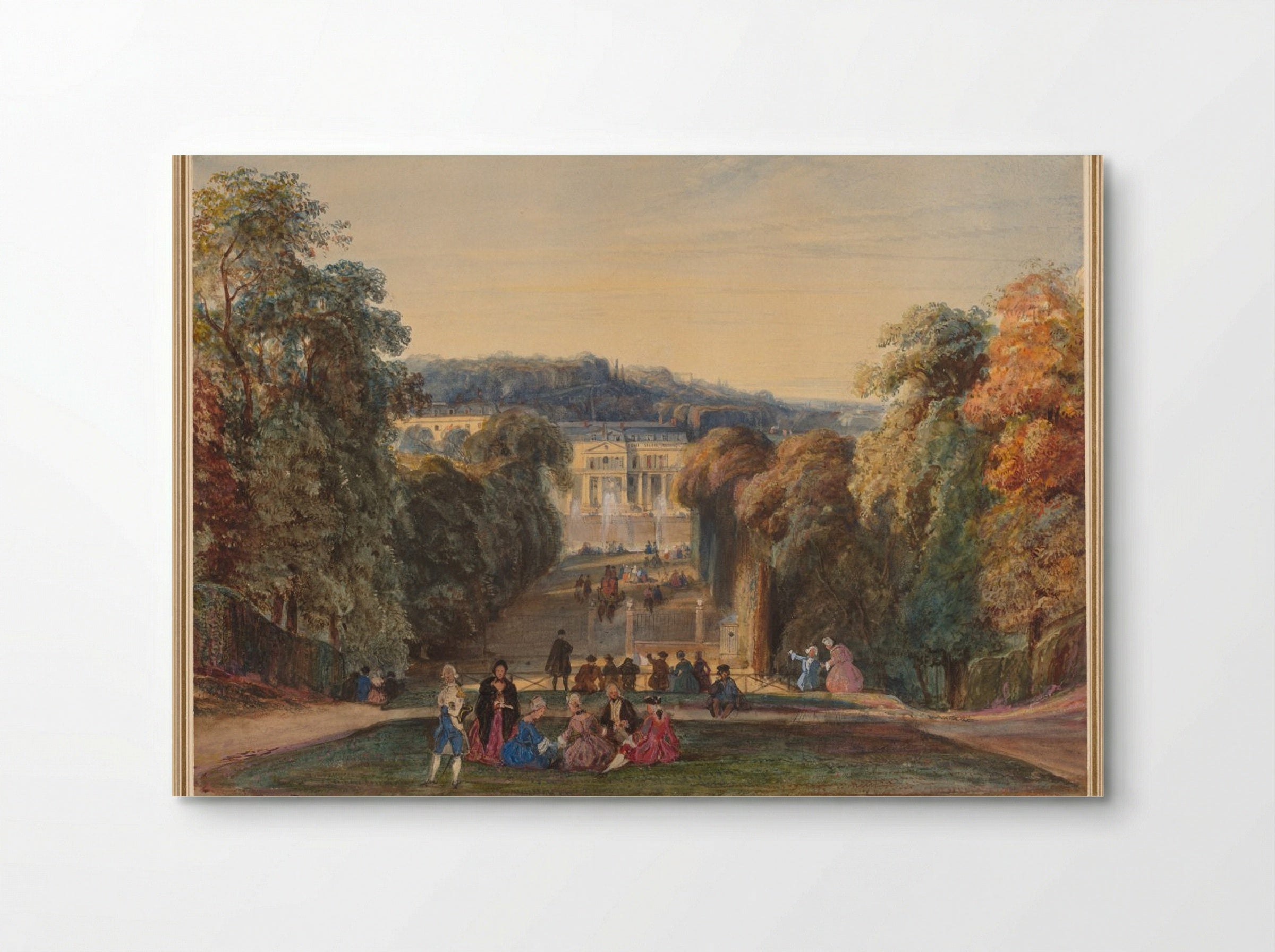 In the Park of Saint Cloud - Constant Troyon - Poster