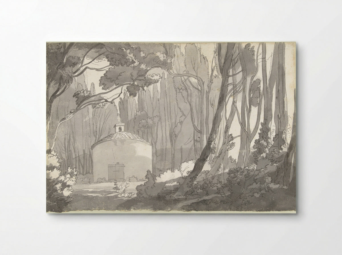 In the Park of the Villa Mondragone, Frascati - Francis Towne - Poster