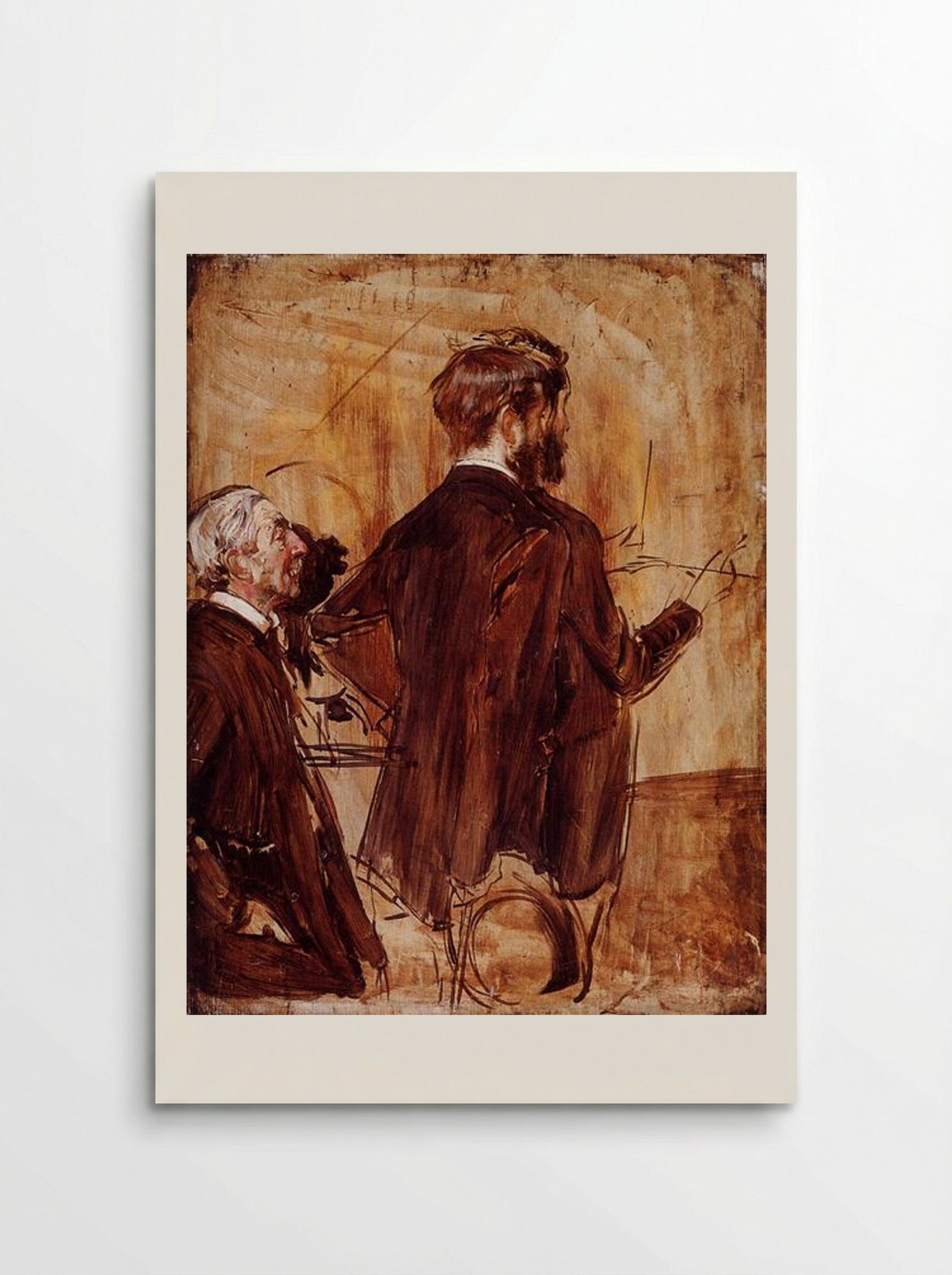 In the Studio - Giovanni Boldini - Poster