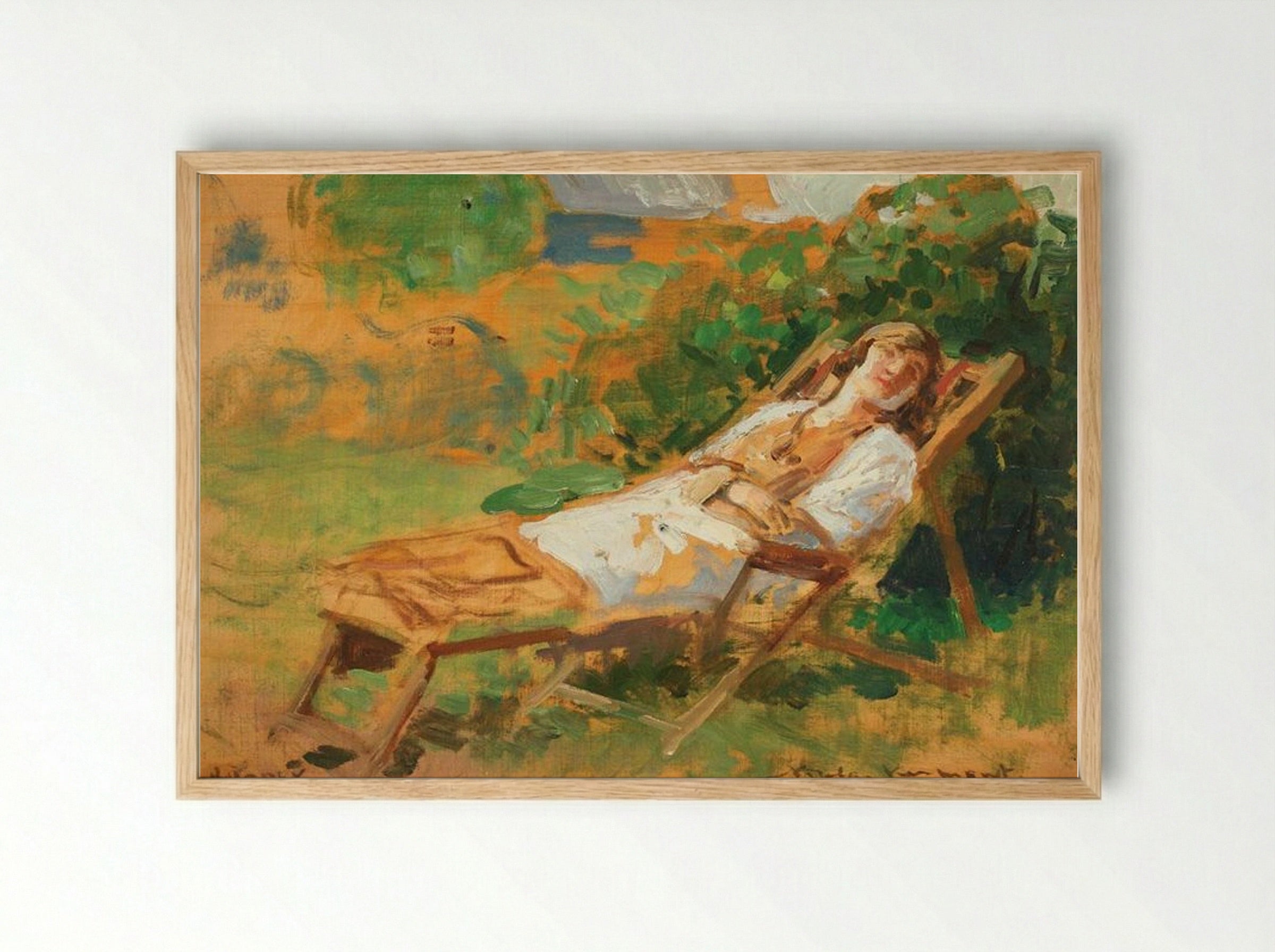 In the Sun - Nicolae Vermont - Framed Print Wood