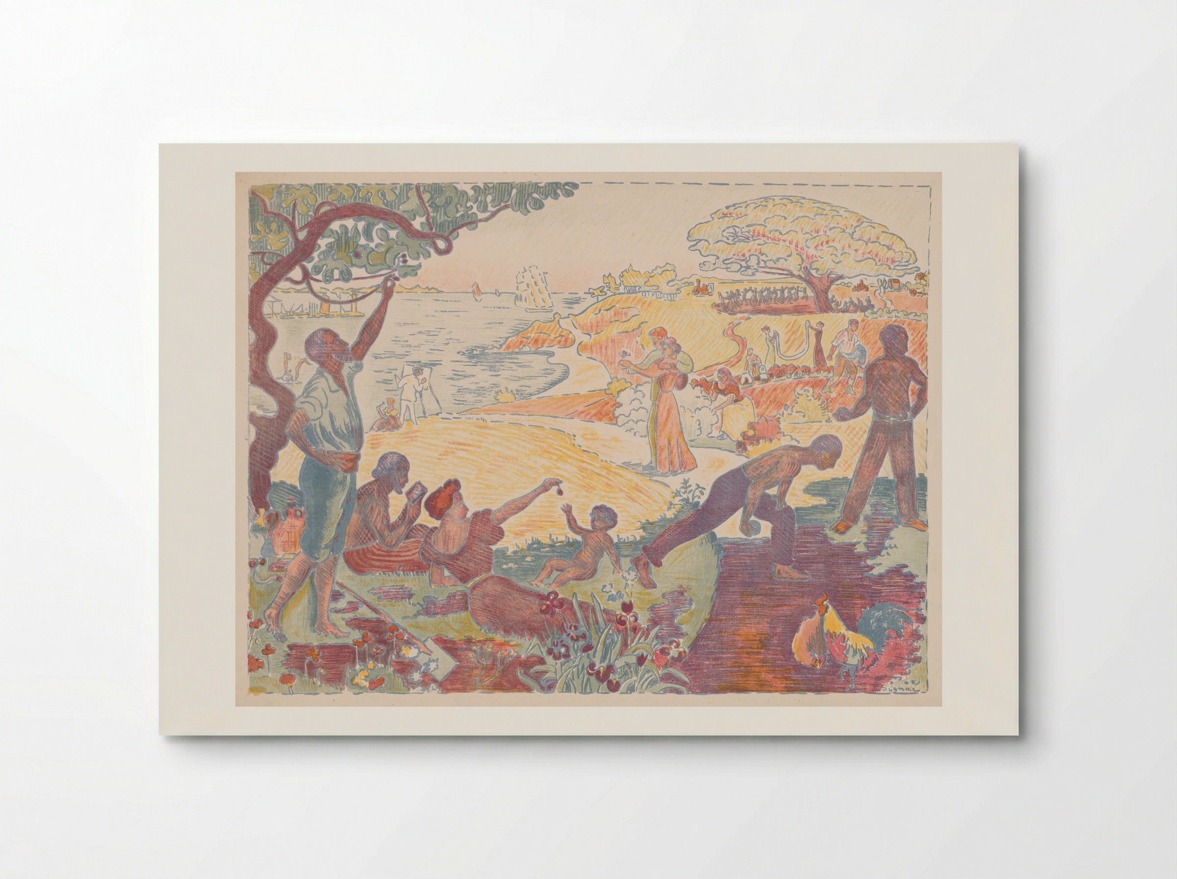 In the Time of Harmony - Paul Signac - Poster