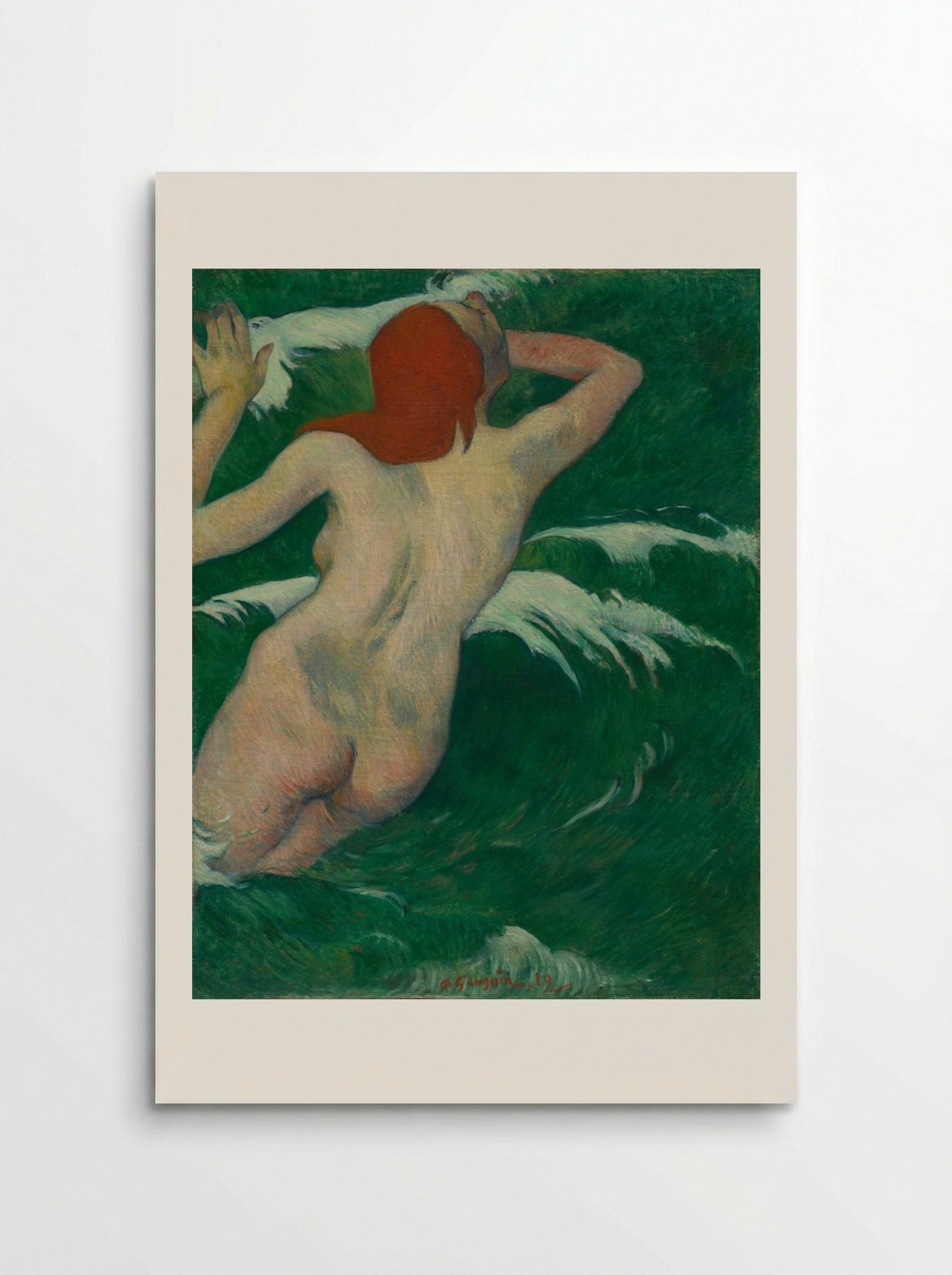 In the Waves (Dans les Vagues) - Paul Gauguin - Poster