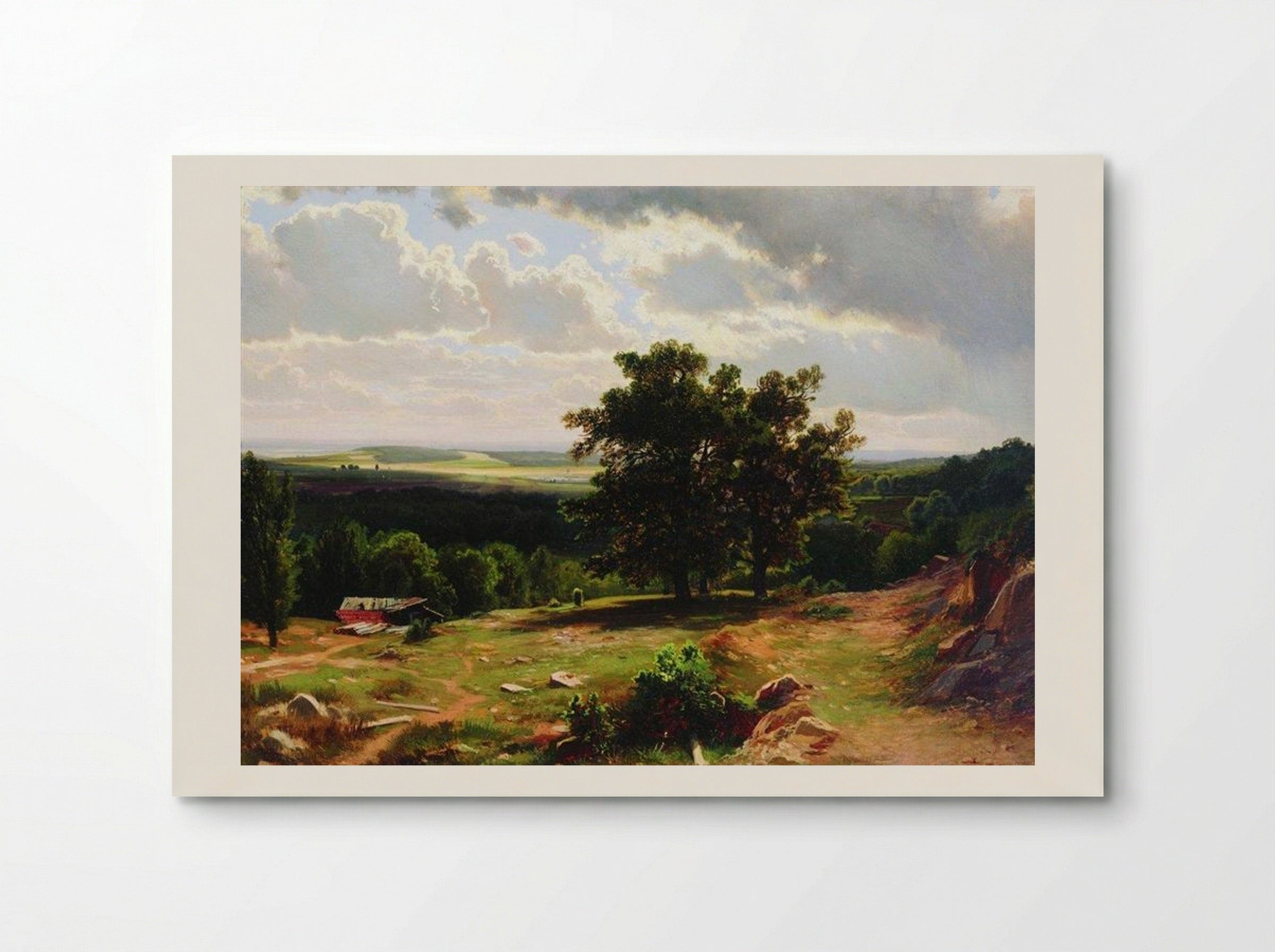 In the vicinity of Düsseldorf - Ivan Shishkin - Poster