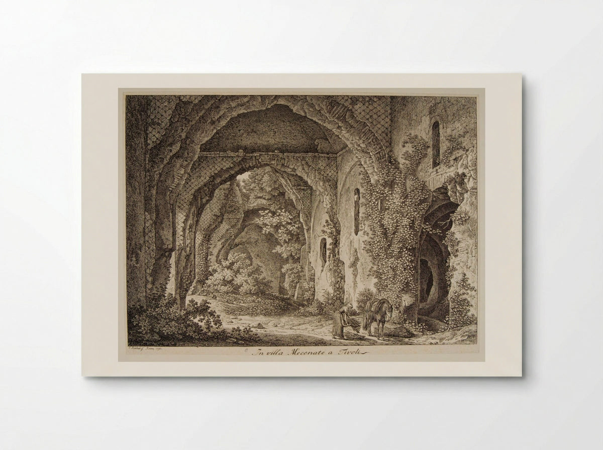 In villa Mecenate a Tivoli - Johann Christian Reinhart - Poster