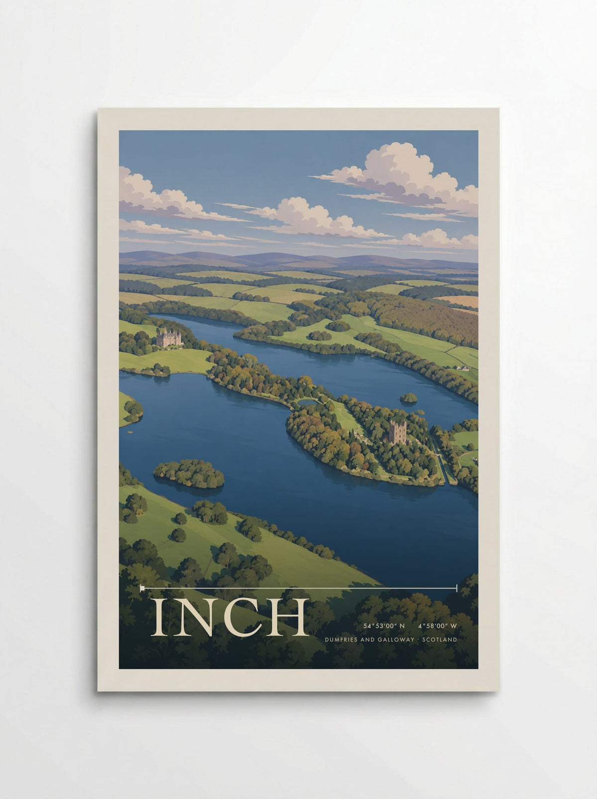 Inch, Dumfries and Galloway | Travel Poster - Poster
