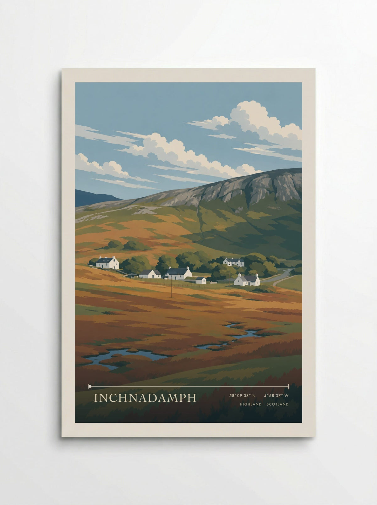 Inchnadamph, Highland | Travel Poster - Poster