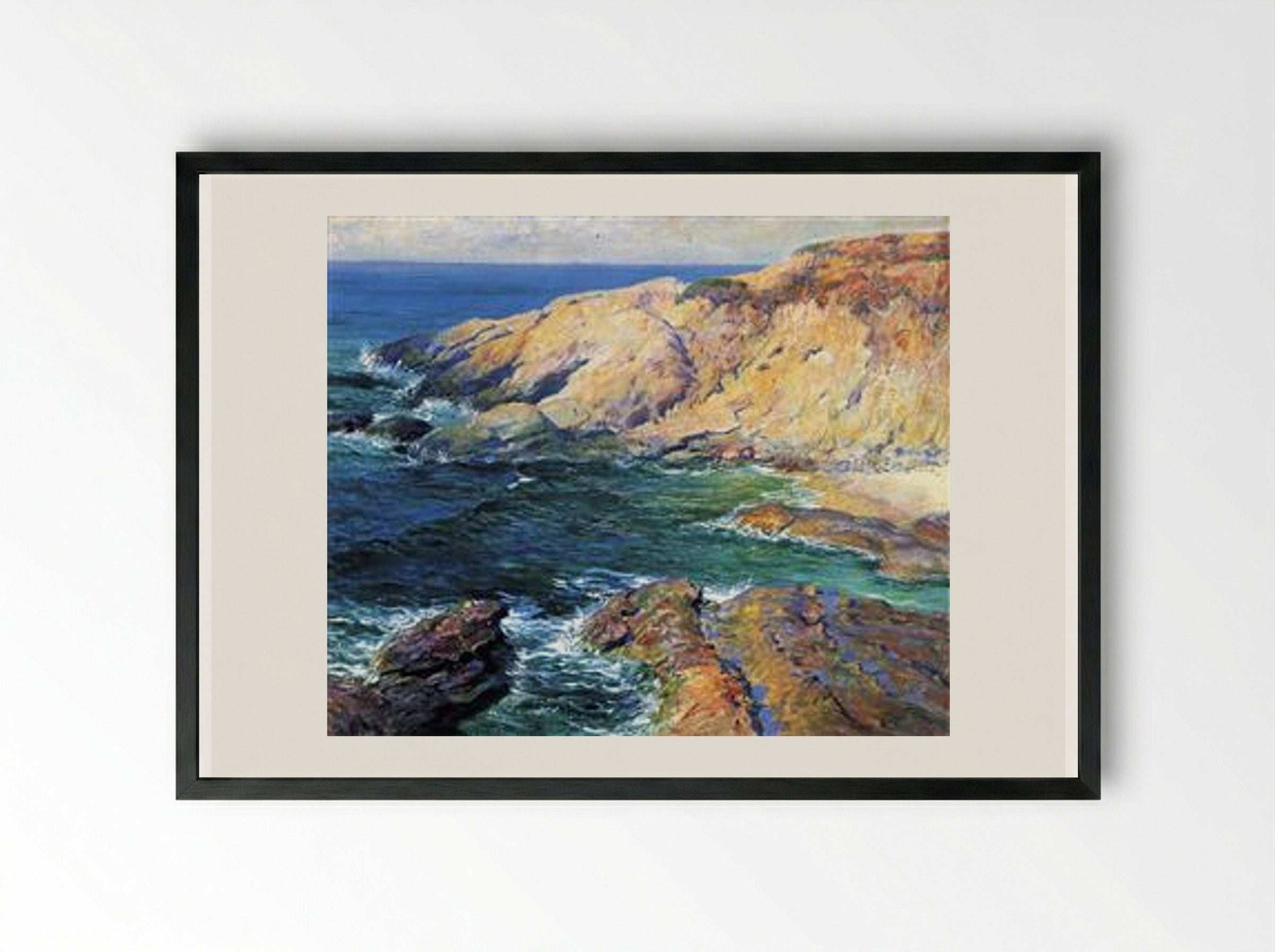 Incoming Tide - Guy Rose - Framed Print Black