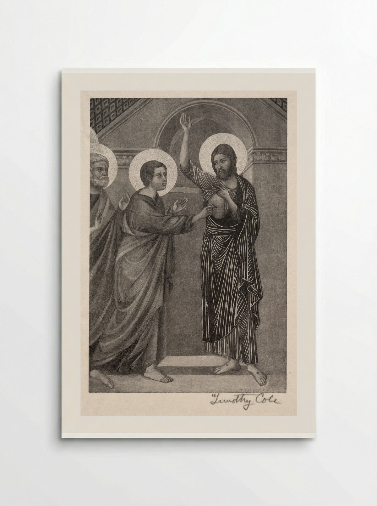 Incredulity of Saint Thomas - Timothy Cole - Poster