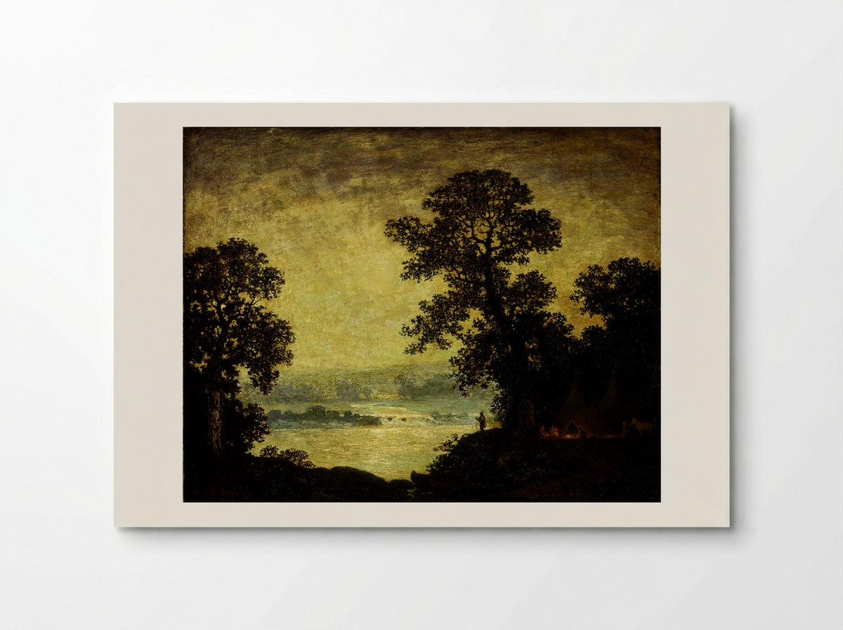 Indian Encampment - Ralph Albert Blakelock - Poster