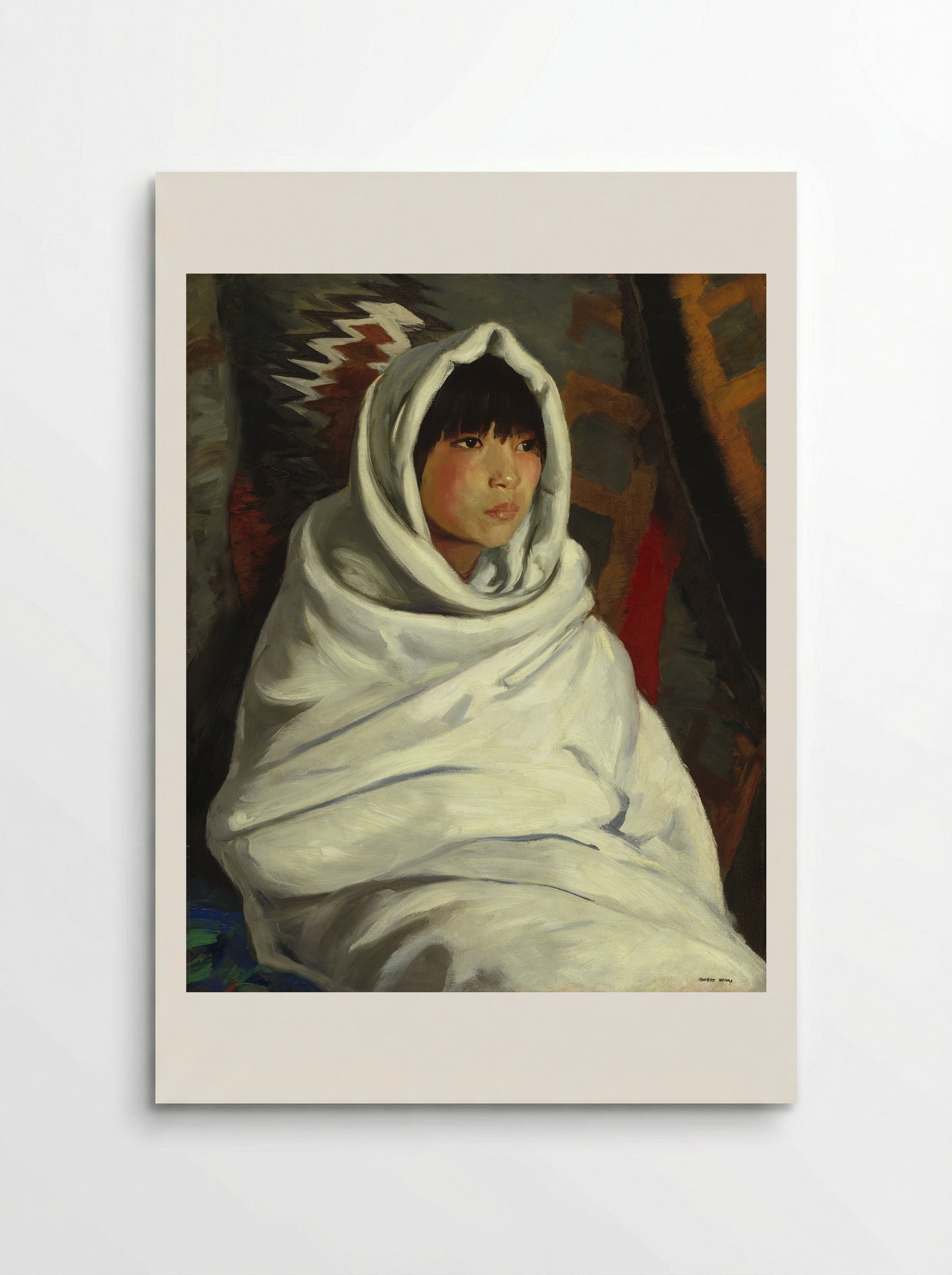 Indian Girl - Robert Henri - Poster