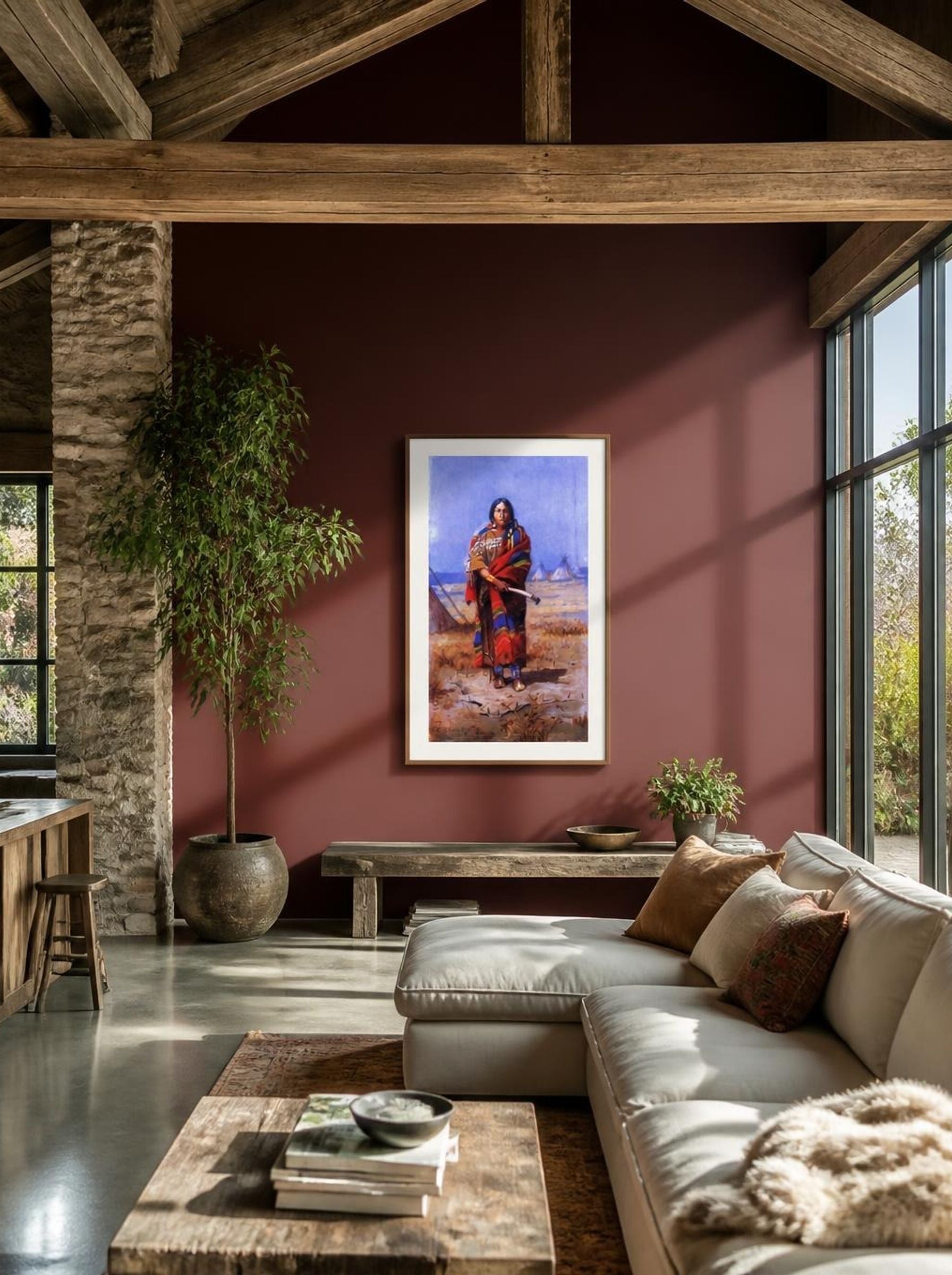 Indian Squaw - Charles M. Russell - Lifestyle