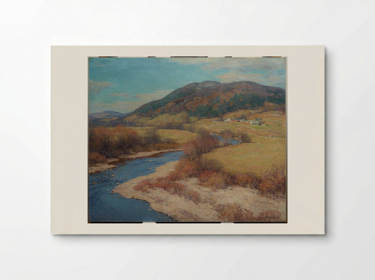 Indian Summer, Vermont - Willard Metcalf - Poster