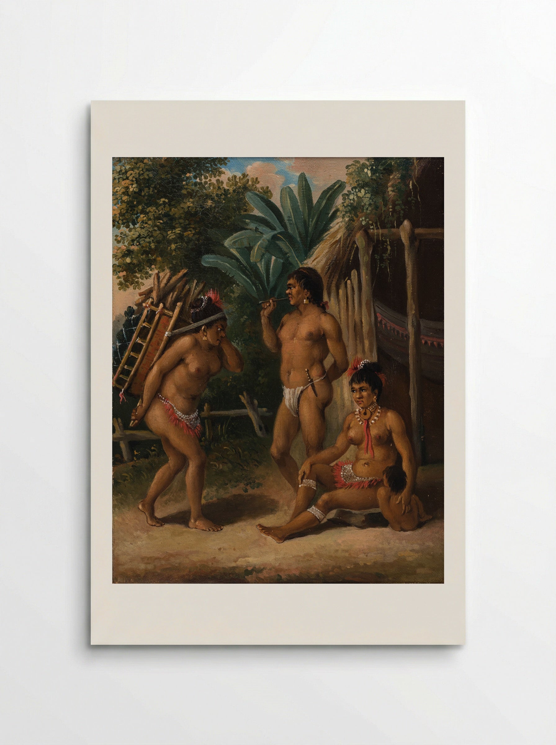 Indigenous Kalinago of St. Vincent - Agostino Brunias - Poster