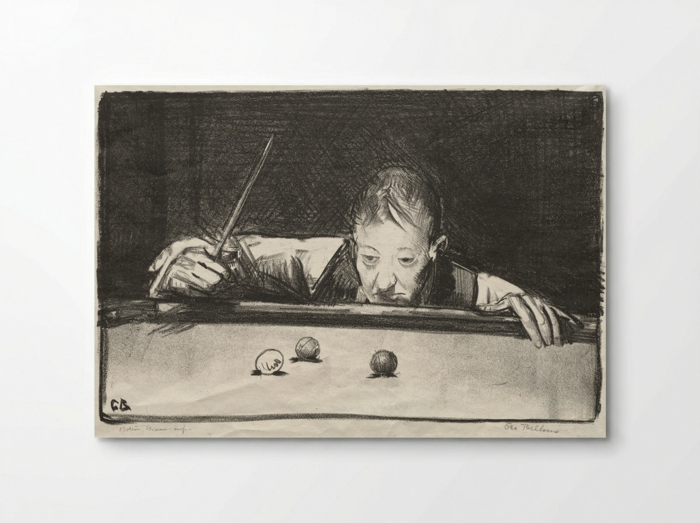 Indoor Athlete - George Bellows - Poster
