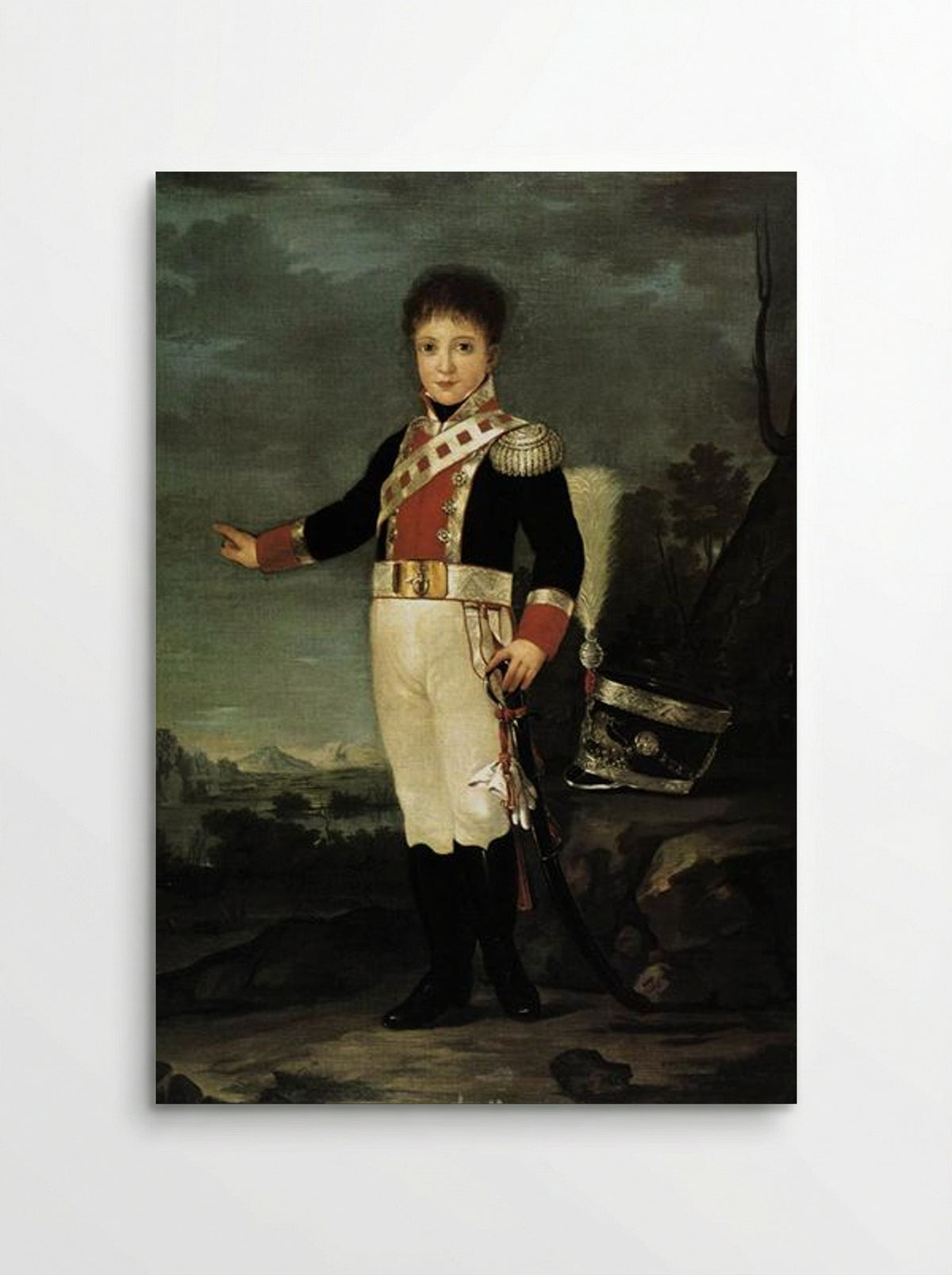Infante Don Sebastián Gabriel de Borbón y Braganza - Francisco Goya - Poster