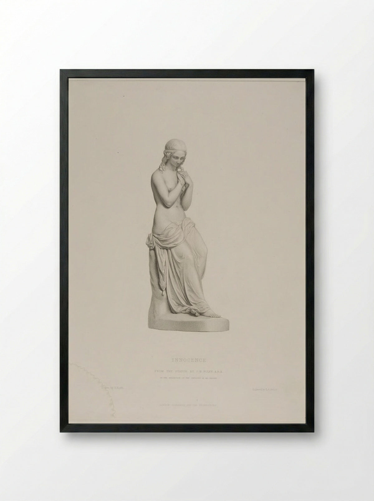 Innocence - Richard Austin Artlett - Framed Print Black