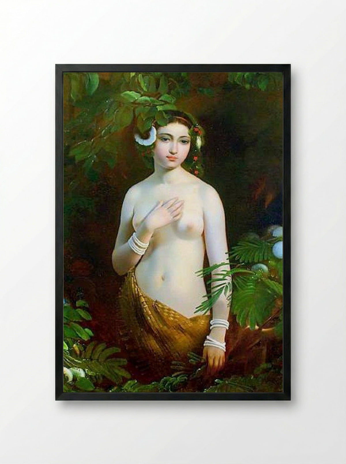 Innocence - Paul Delaroche - Framed Print Black