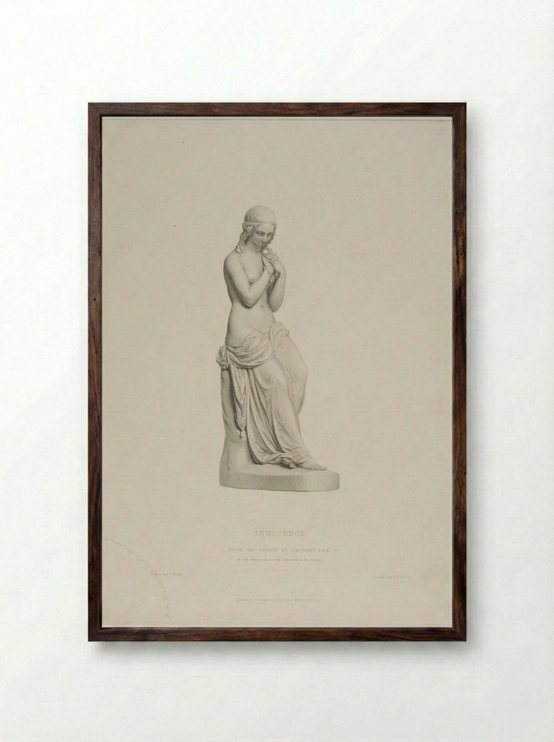 Innocence - Richard Austin Artlett - Framed Print Dark Wood