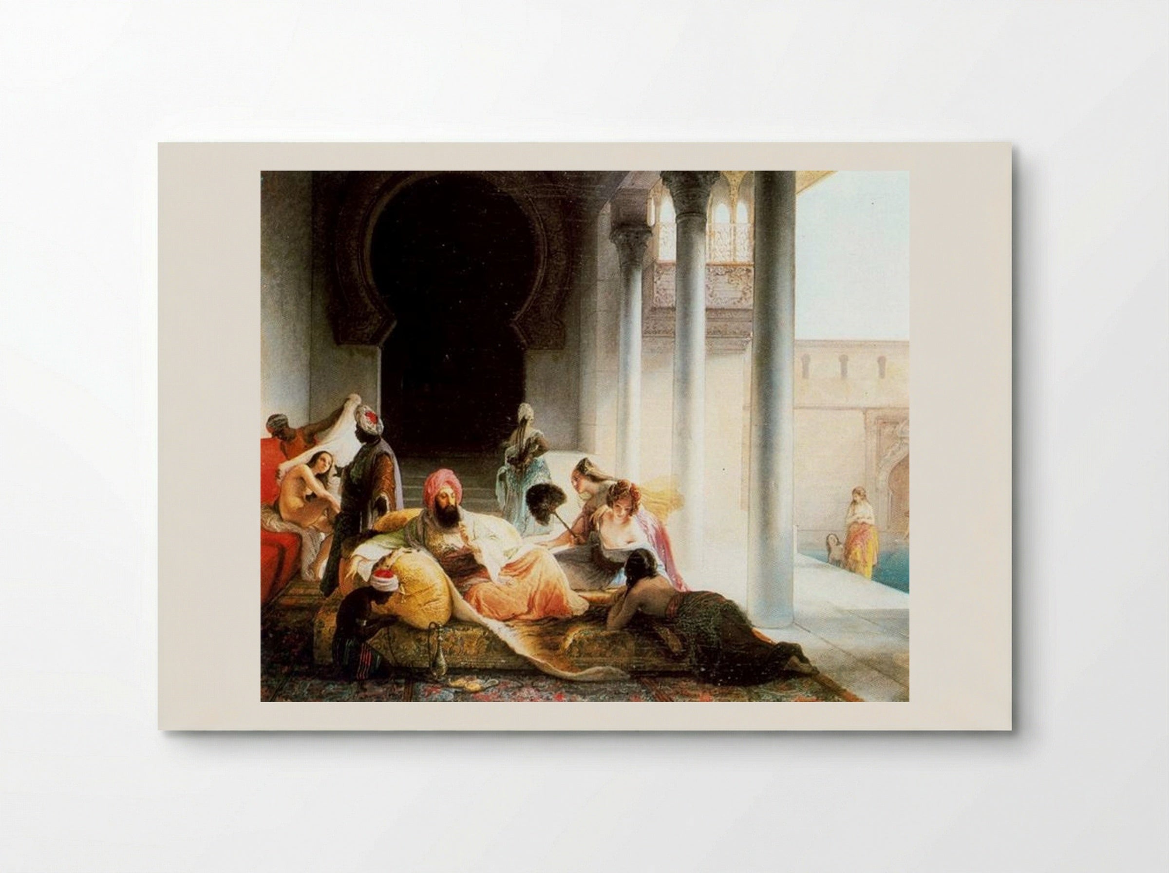 Inside the Harem - Francesco Hayez - Poster