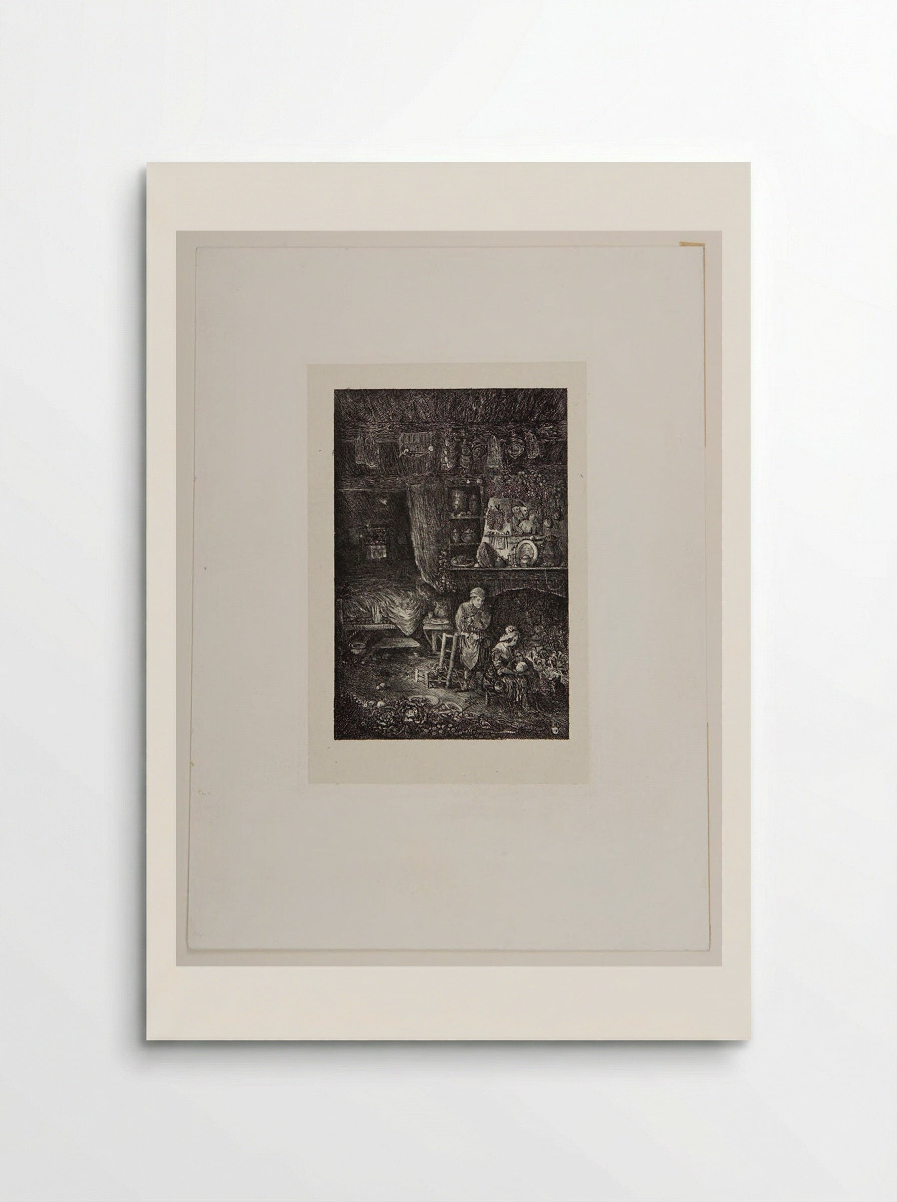 Intérieur flammand - Rodolphe Bresdin - Poster