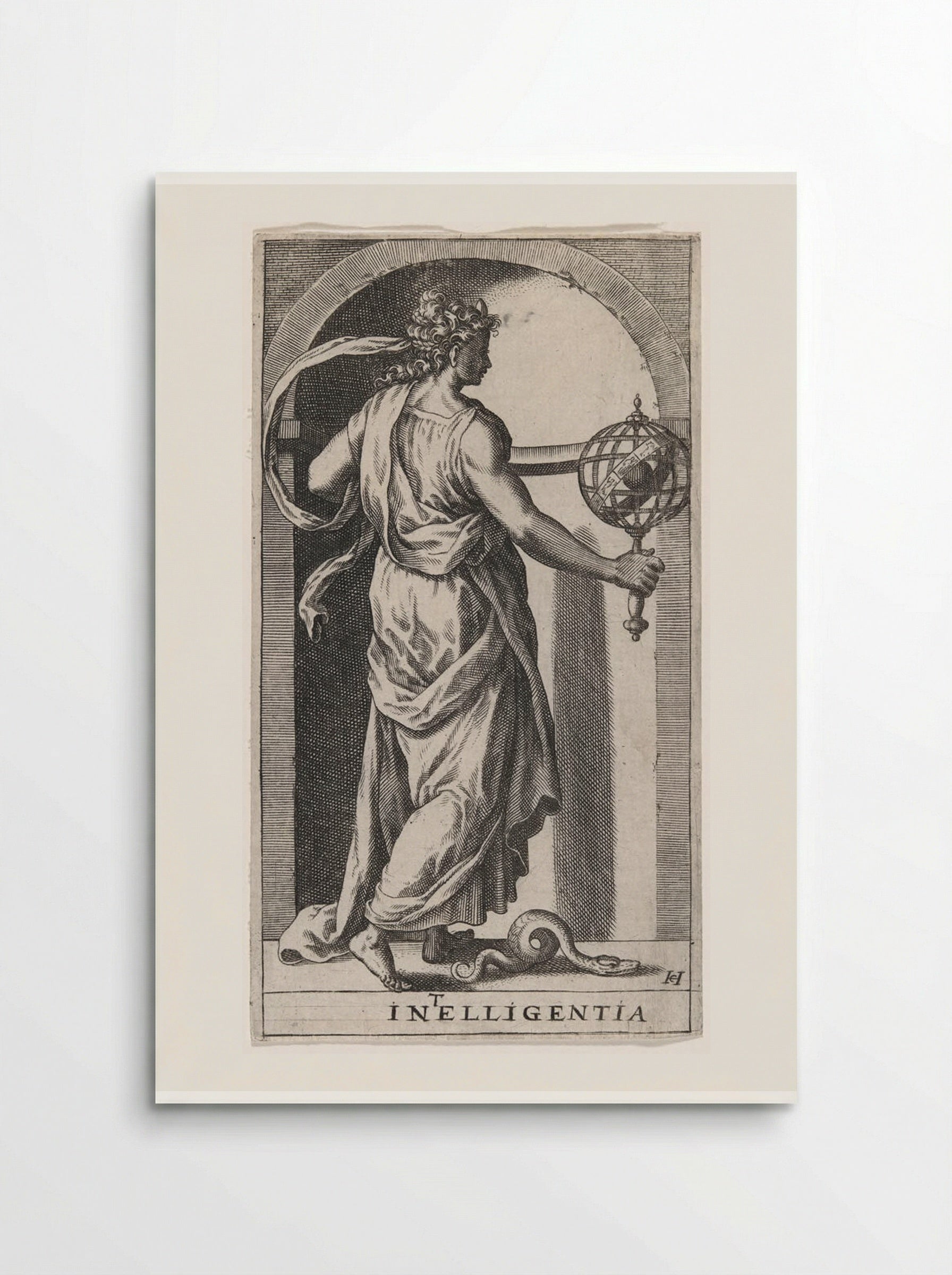 Intelligentia - Hans Collaert the Elder - Poster