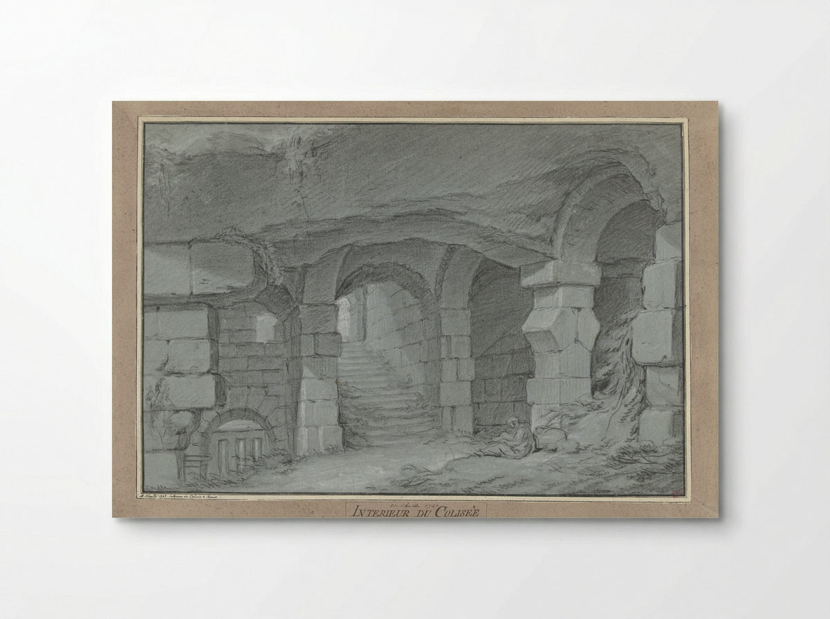 Interieur du Colisée - Charles Michel-Ange Challe - Poster